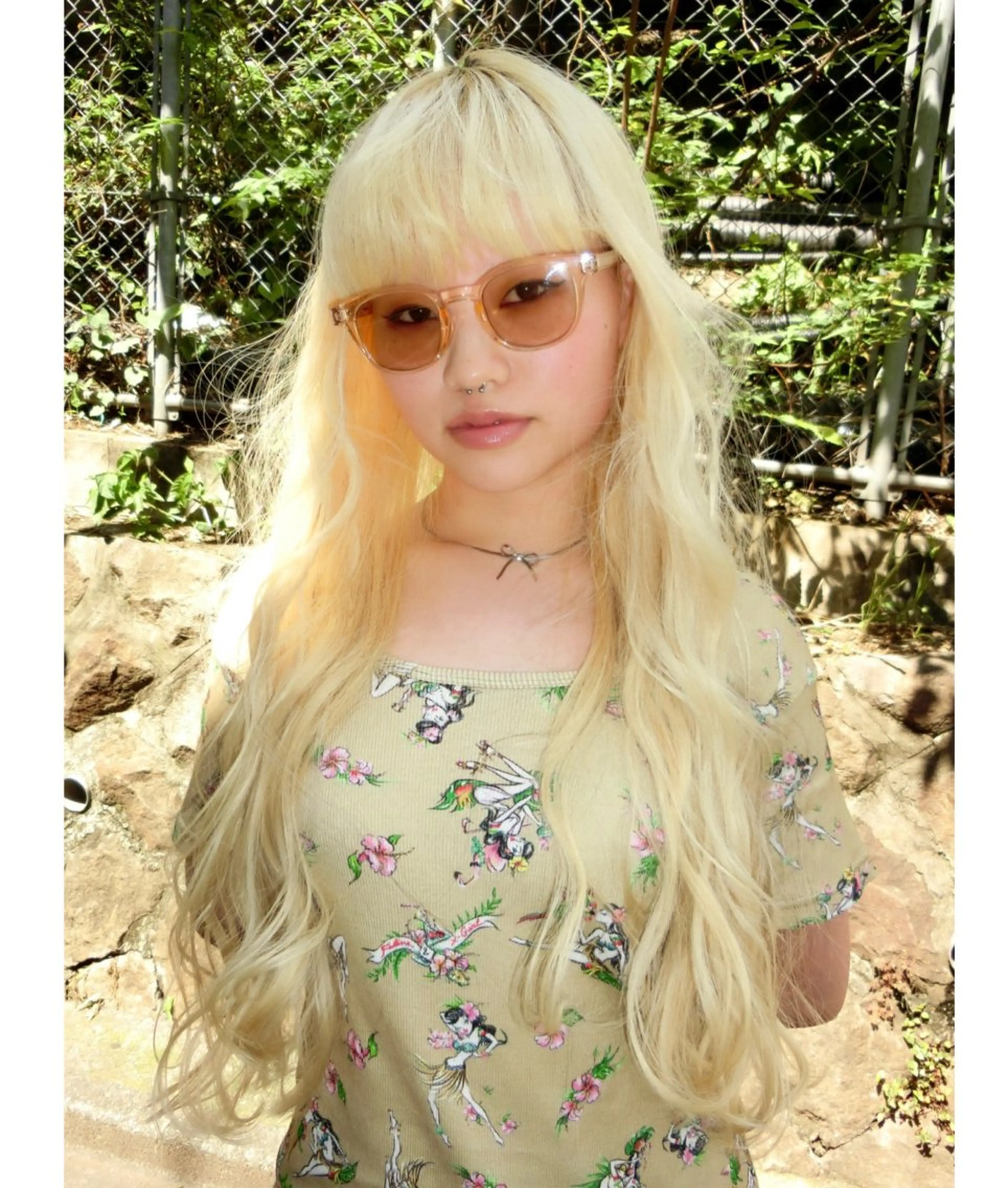 ロング カラー ハッシュカット/ MAYAのヘアスタイル