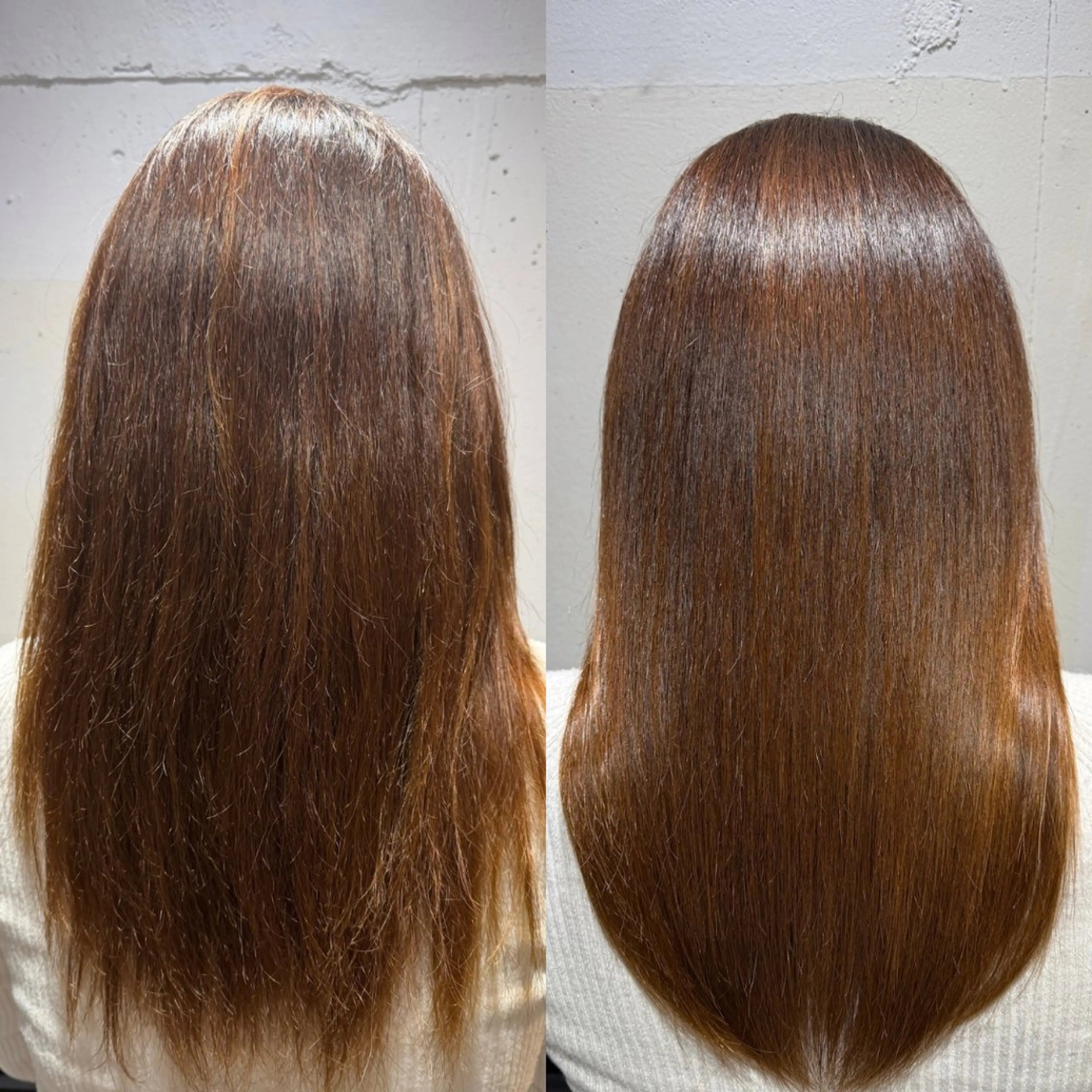 ロング 髪質改善 SNSモデルのヘアスタイル