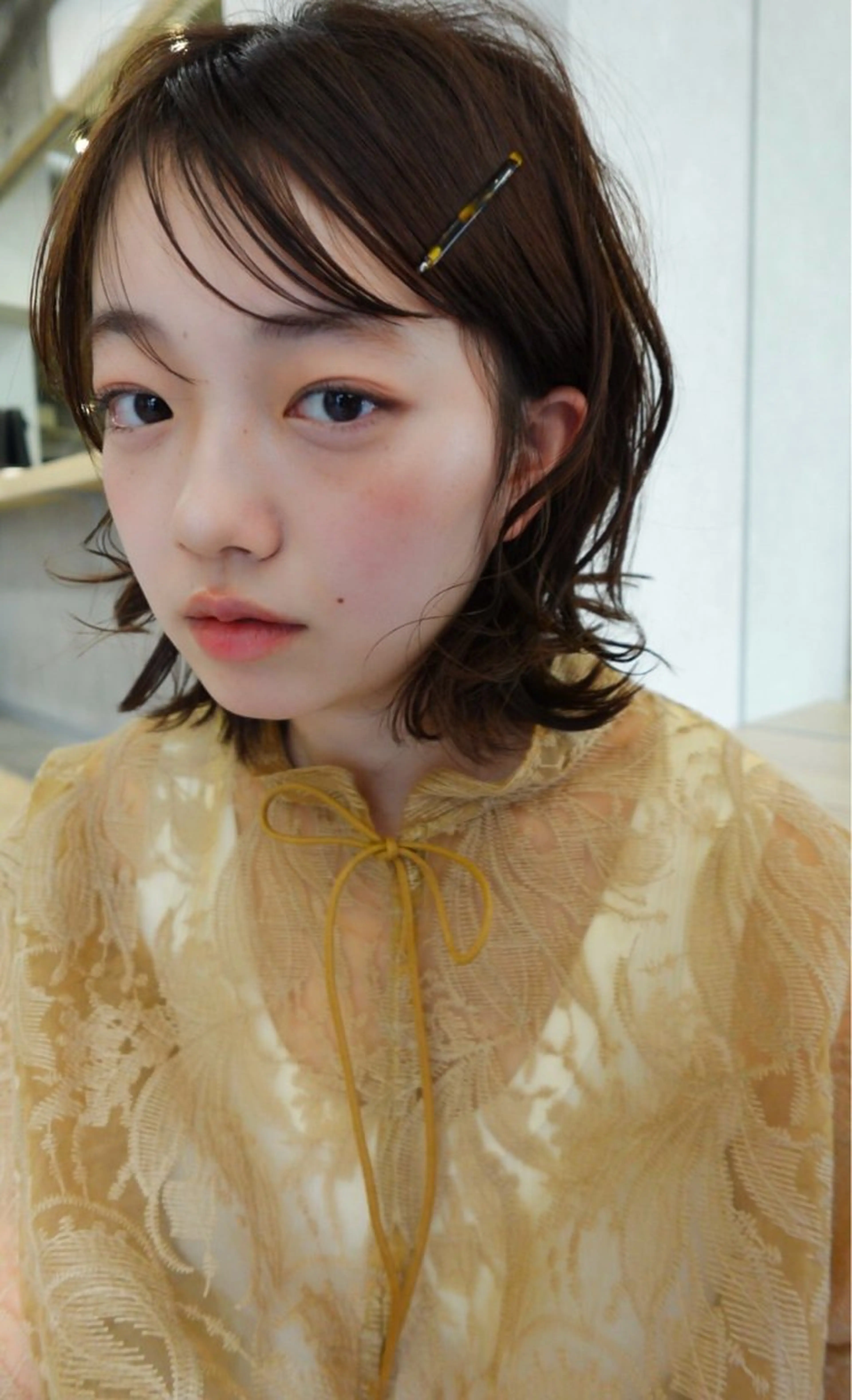 カラー ヘアカラー サノ アオイのヘアスタイル