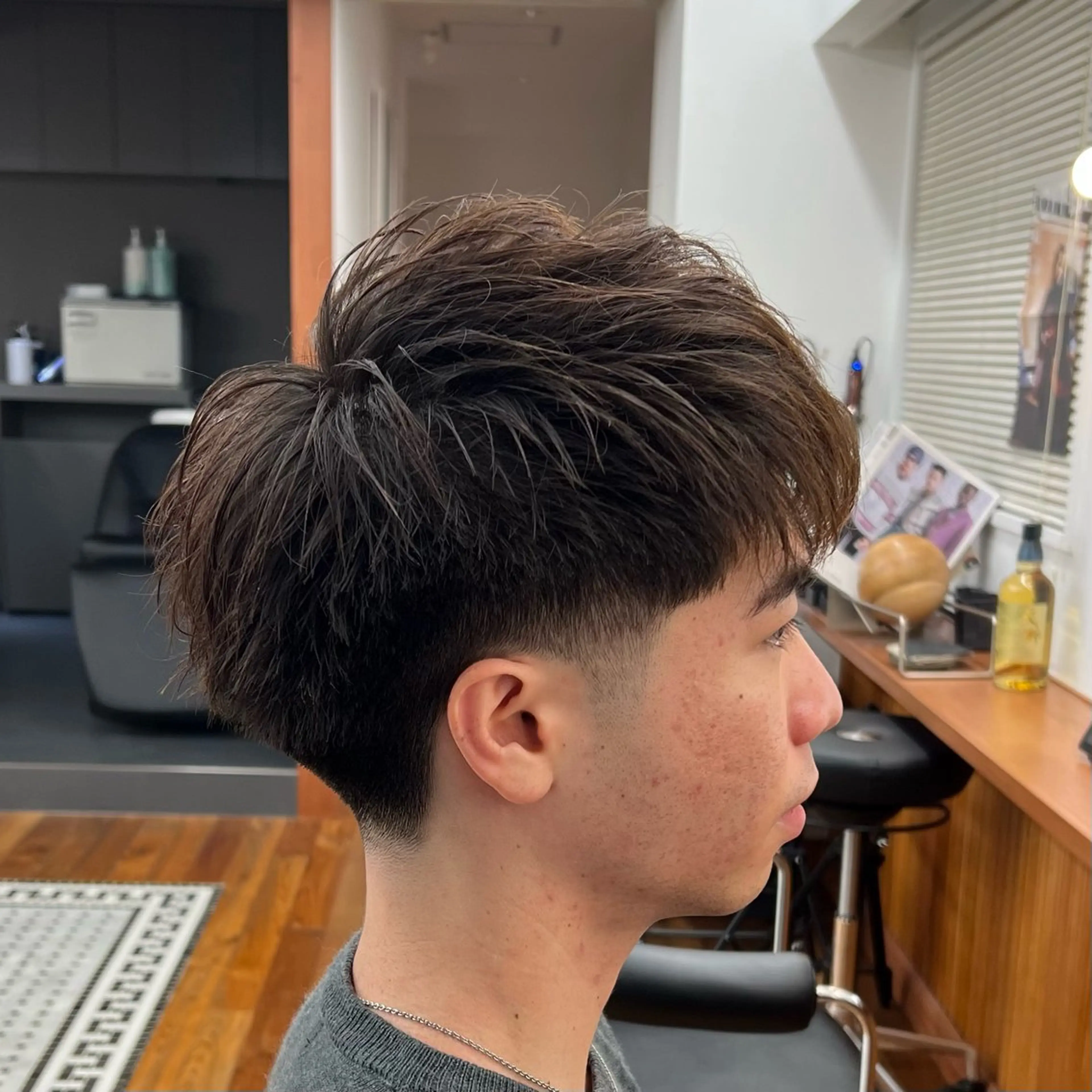 ショート メンズ フェードカット カット メンズカット✂️ スキンフェード伊藤陸のヘアスタイル