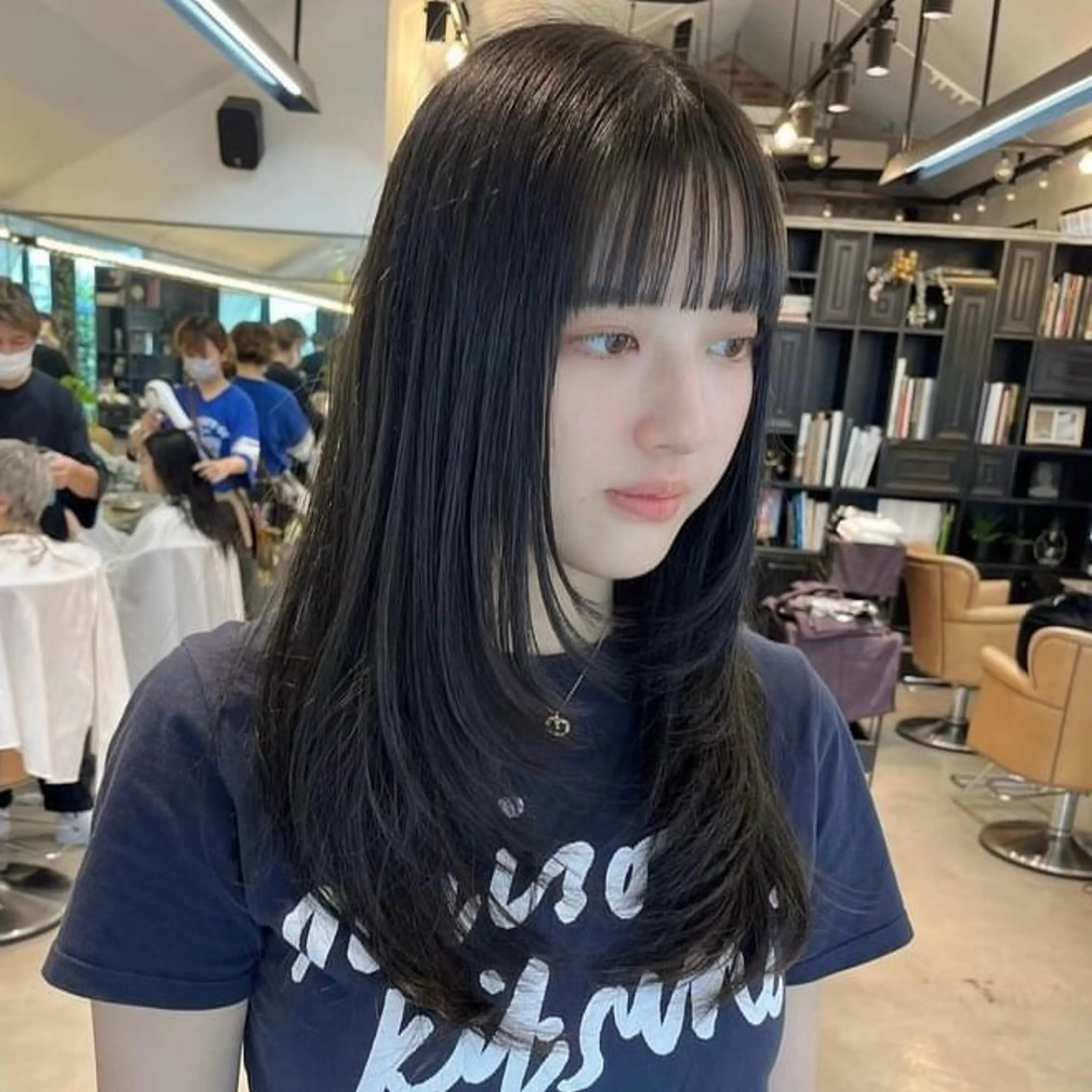 ロング 縮毛矯正 縮毛矯正 FILMS /香楓のヘアスタイル