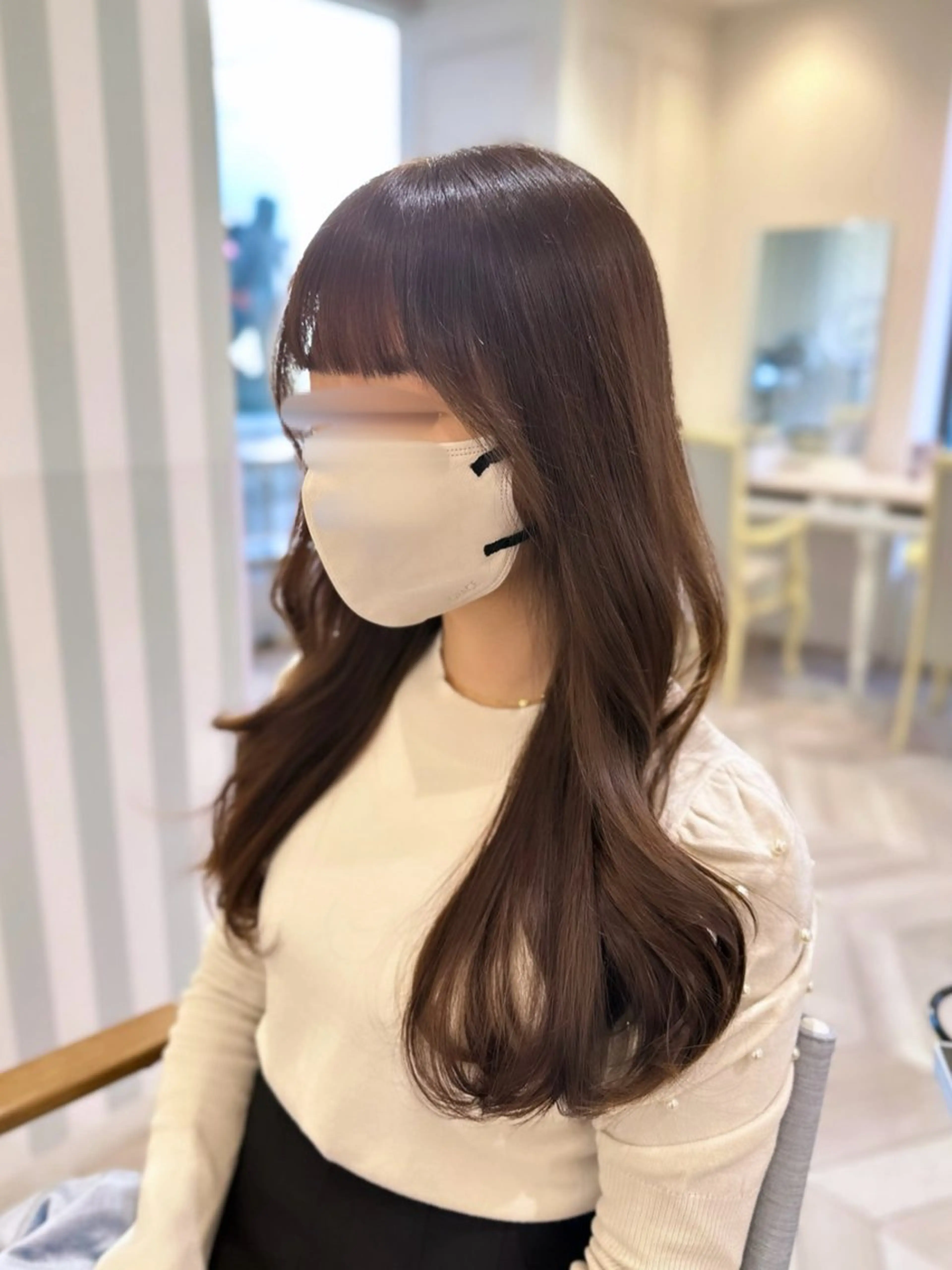 ロング 韓国ヘア 🇰🇷 RUKA 🩵🤍のヘアスタイル