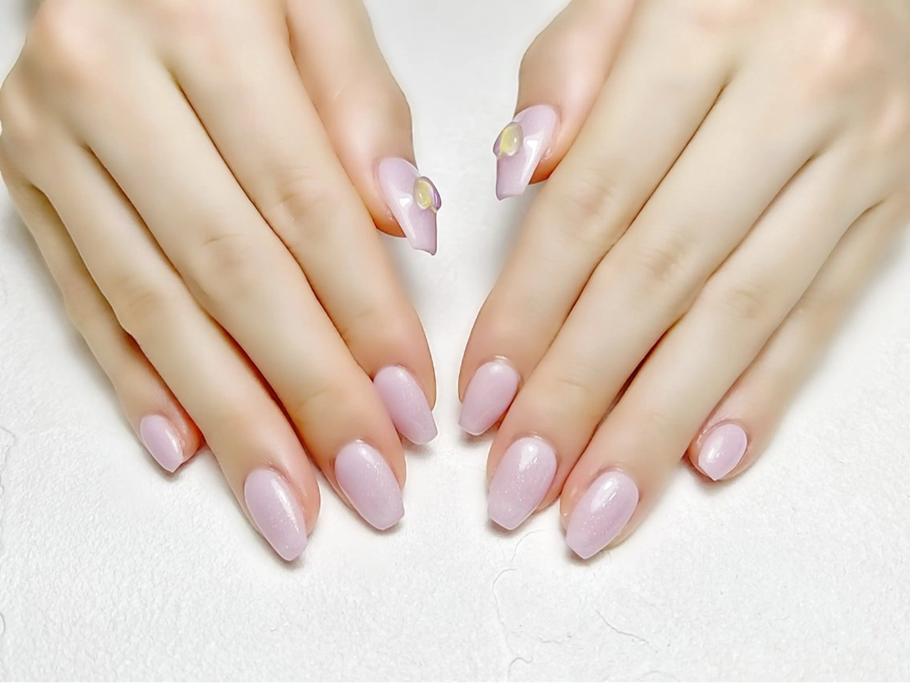 ネイル ラメ(グリッター) オフィスネイル ワンカラーネイル rouse nail RISATOのネイルデザイン