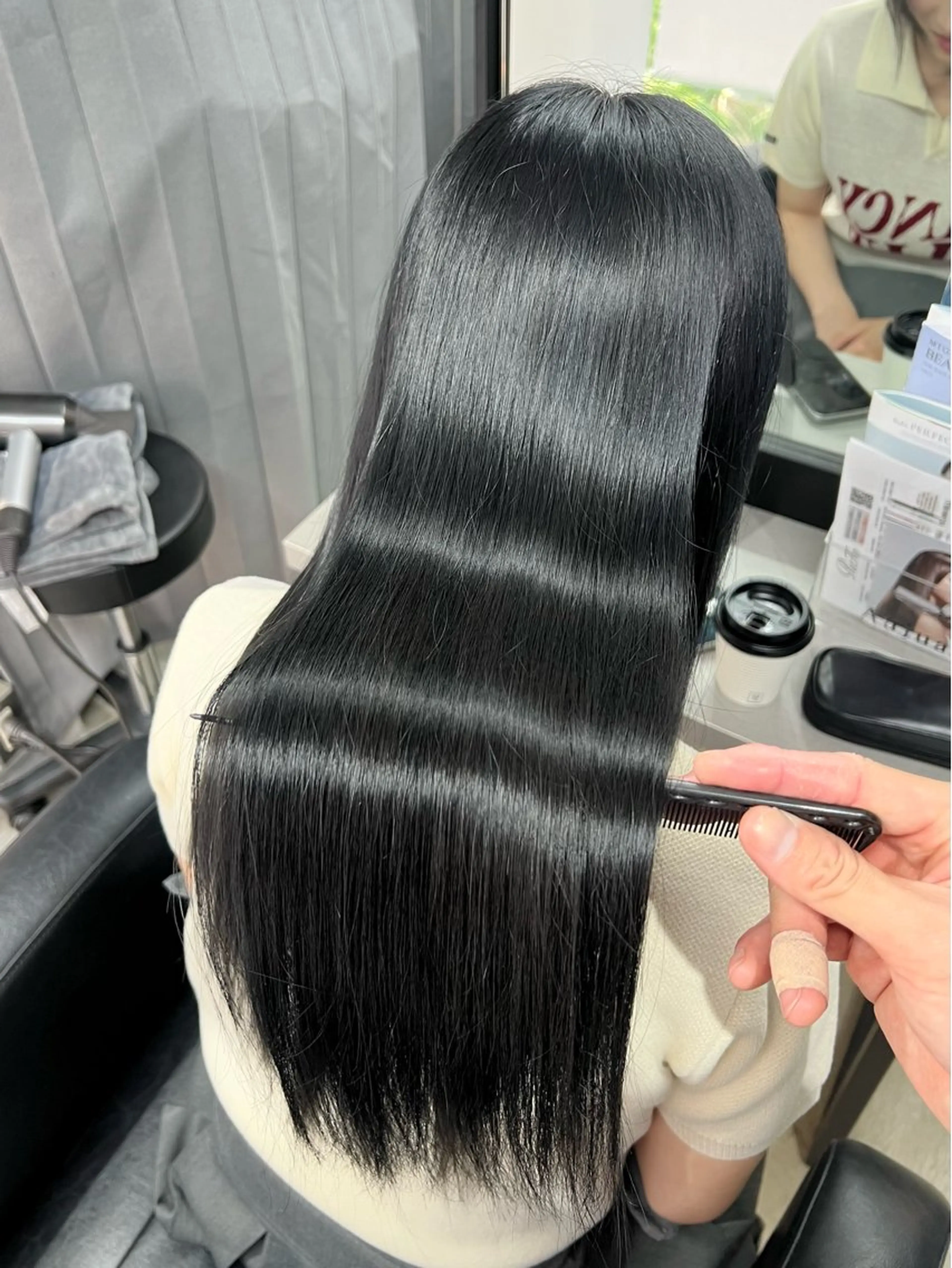 ロング カラー カット ヘアカラー トリートメント etora 渋谷所属・ワンホンヘア🇨🇳 髪質改善/itaruのヘアスタイル