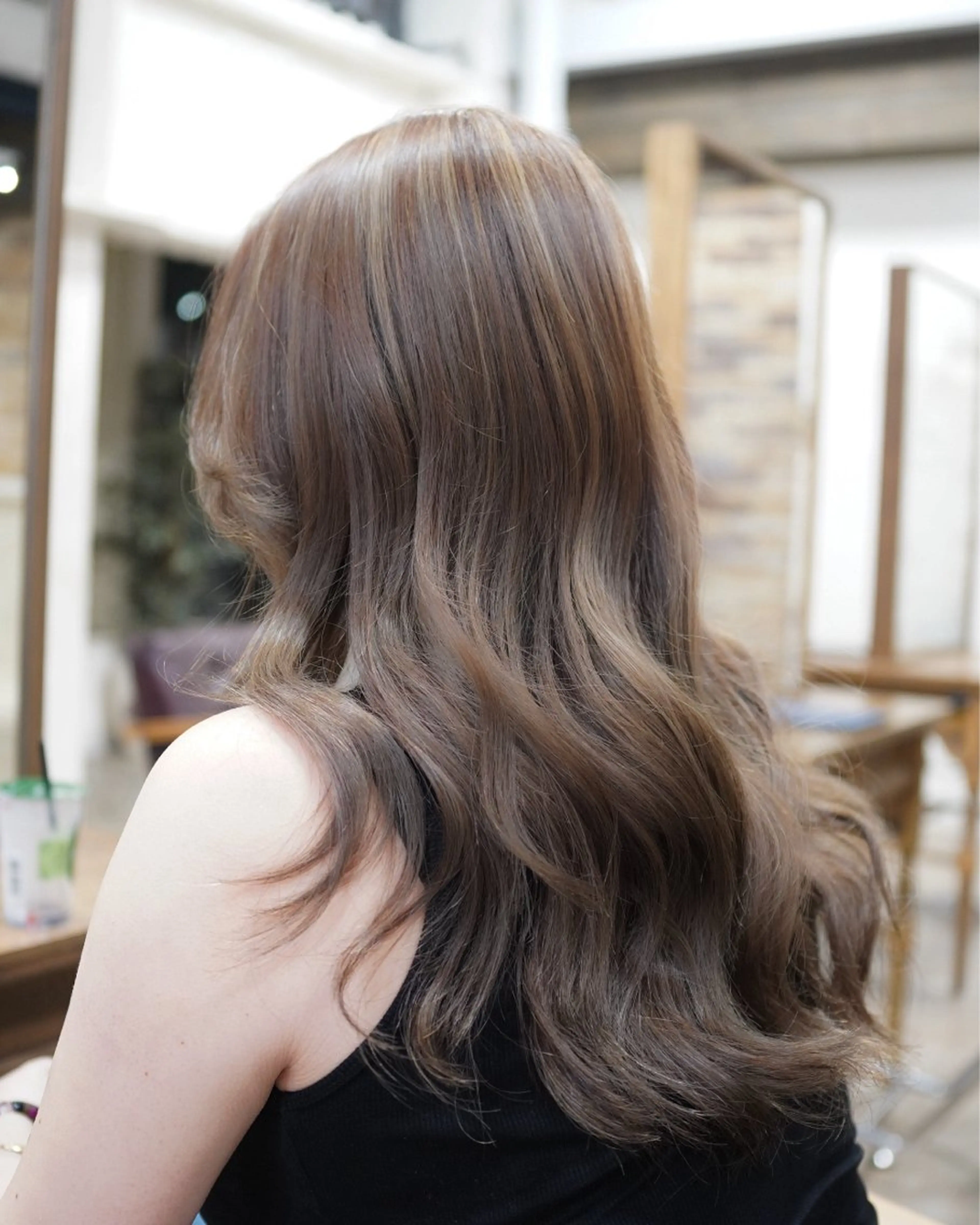 ロング カラー ハイライトカラー 外国人風カラー ハイライト 🪞透けヘア髪質改善 艶ベージュ/nagiのヘアスタイル