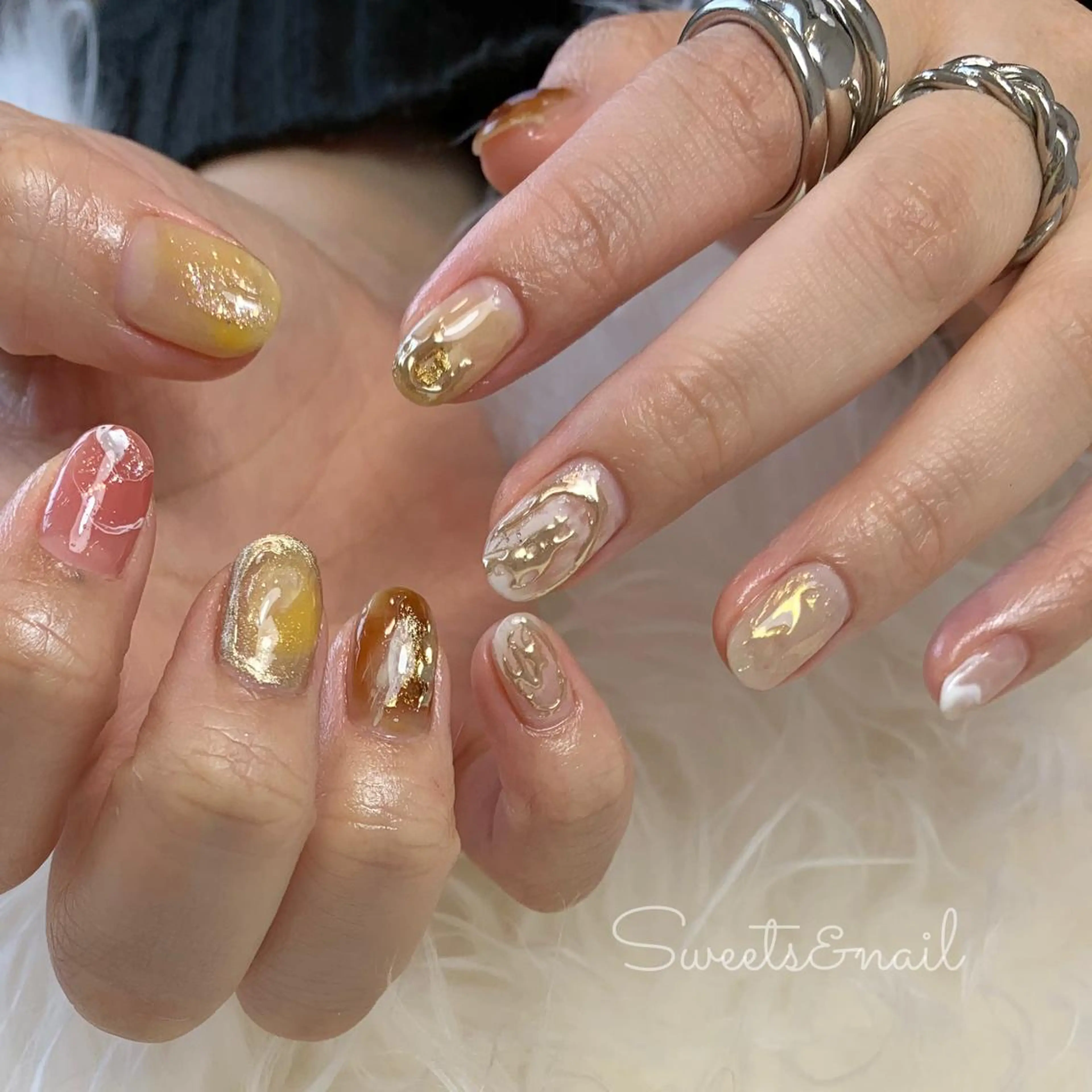 ネイル ニュアンスネイル Sweets＆ nail みなこのネイルデザイン
