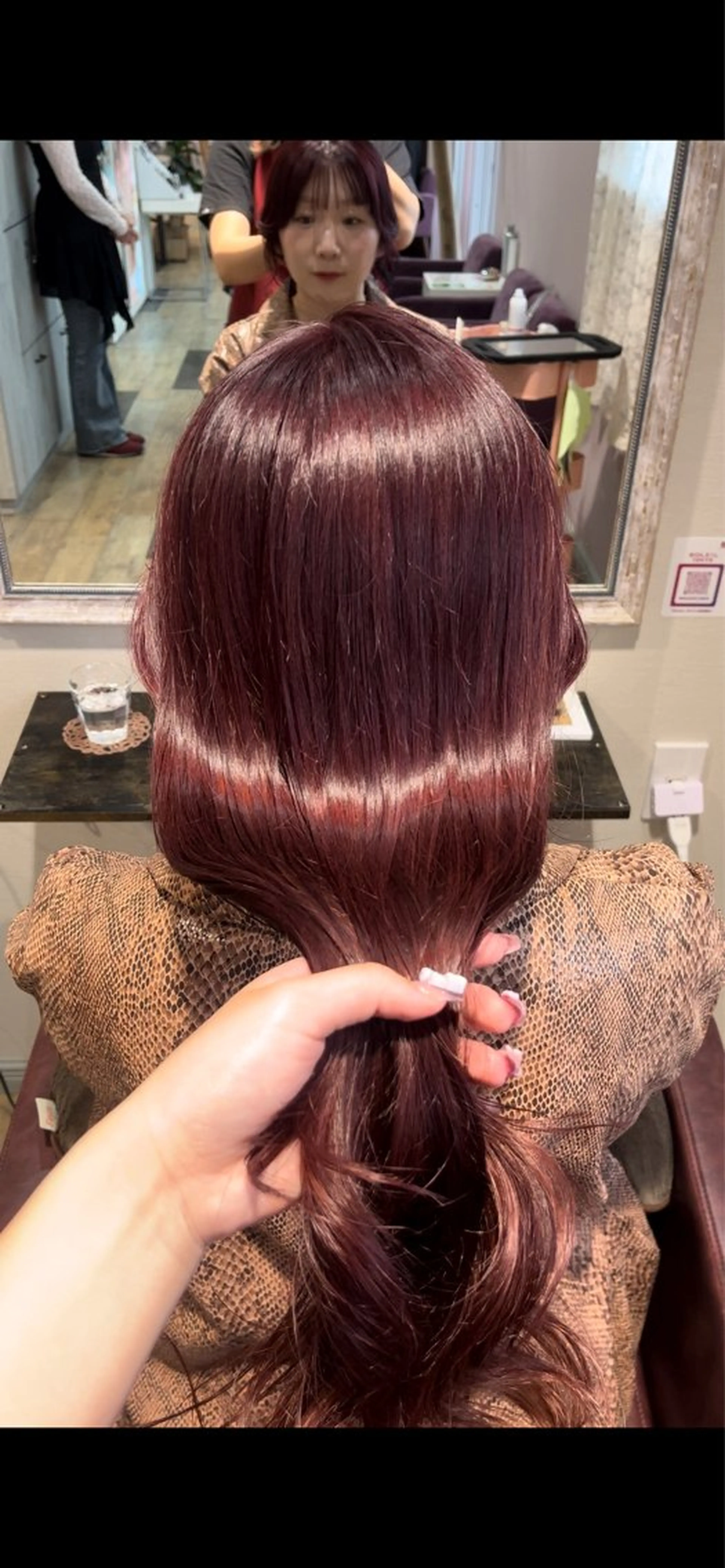 ロング カラー カット ヘアカラー トリートメント カラー/韓国レイヤー /ブリーチ/hinaのヘアスタイル