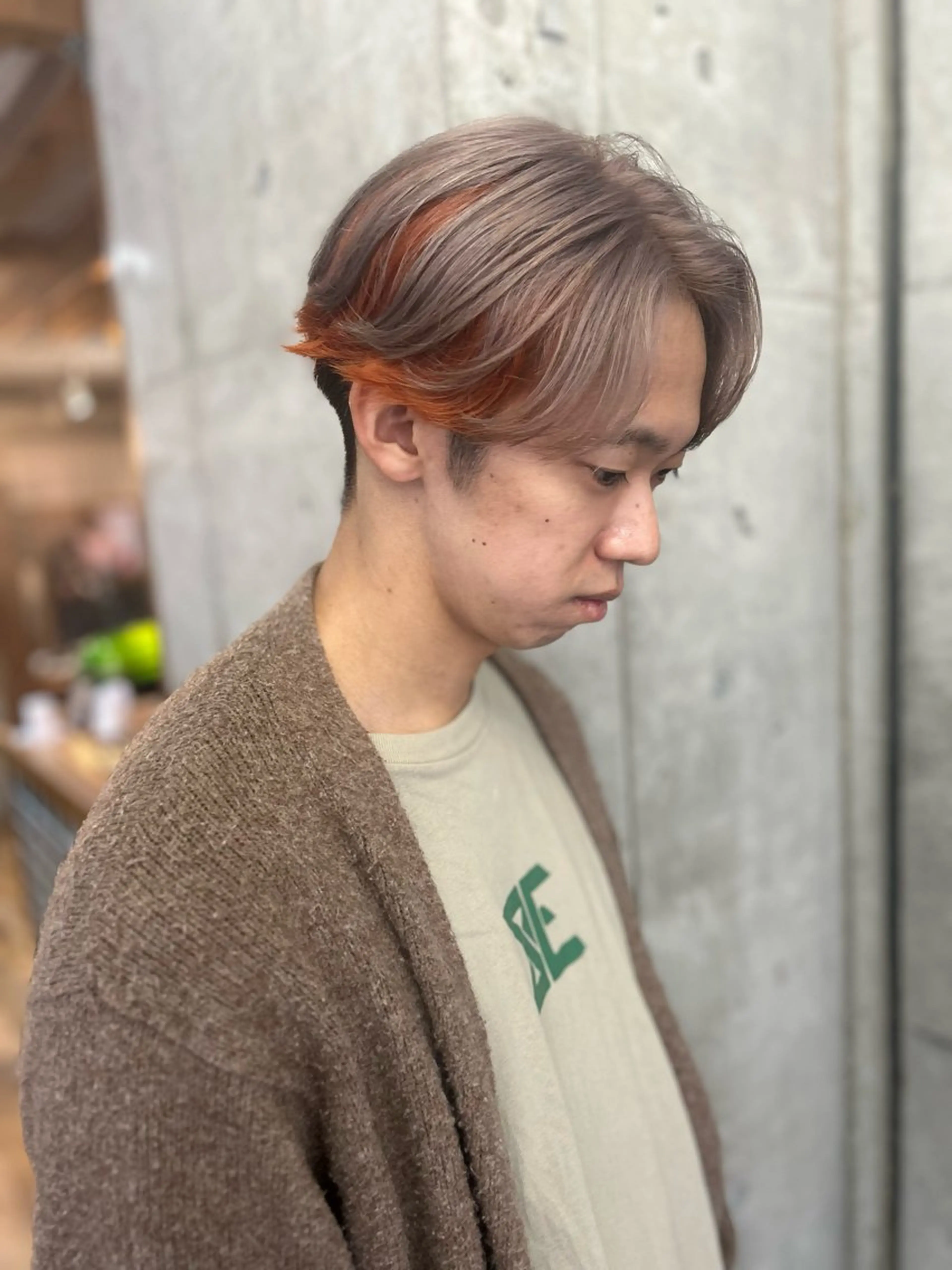 カラー メンズ ヘアカラー トリートメント 🎨デザイン🥇 美髪・艶髪　日暮千敬のヘアスタイル