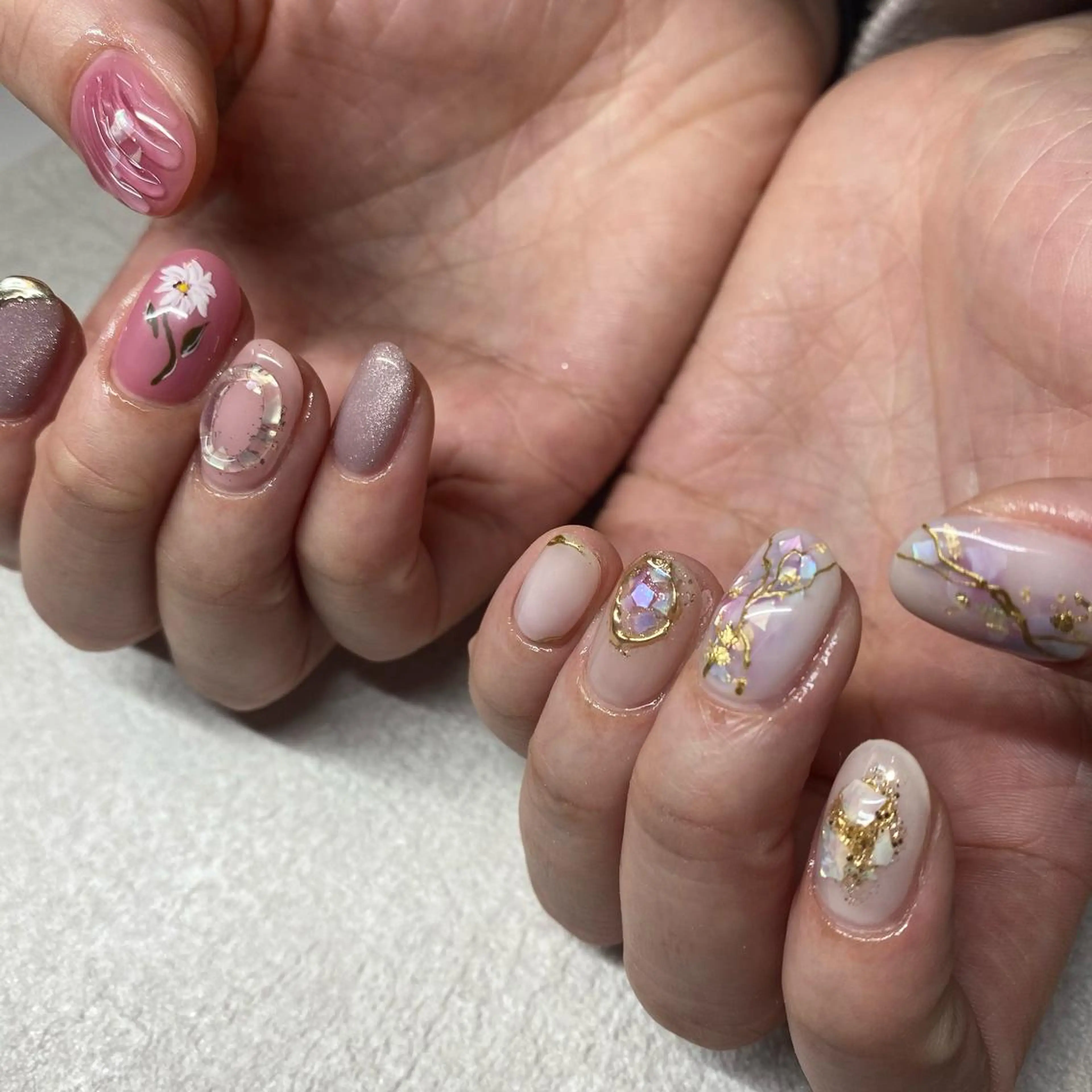 ネイル ハンドネイル NORA nail UMEDAのネイルデザイン