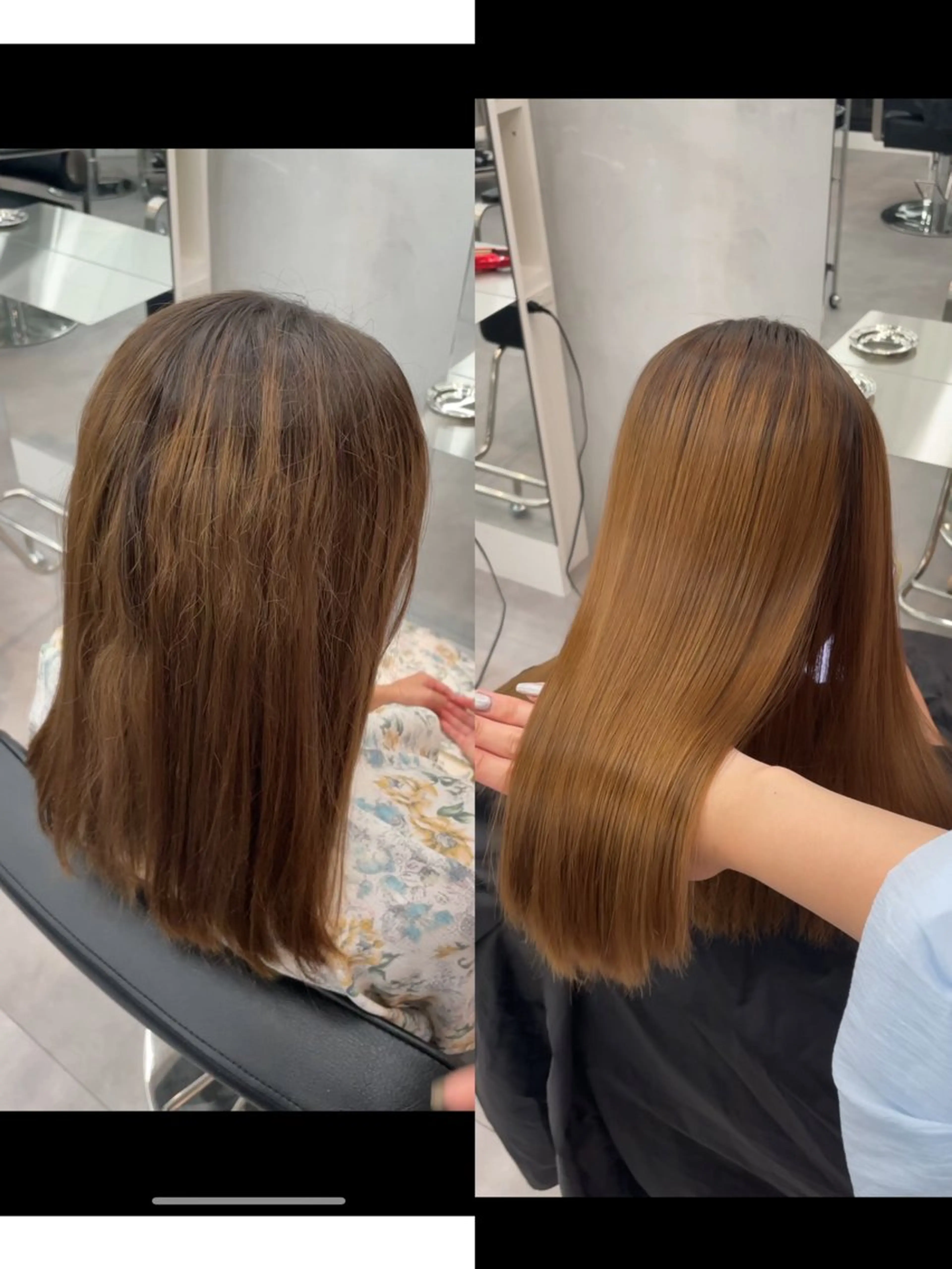 ロング パーマ 縮毛矯正 ブリーチ矯正/ ブリーチ特化mikaのヘアスタイル