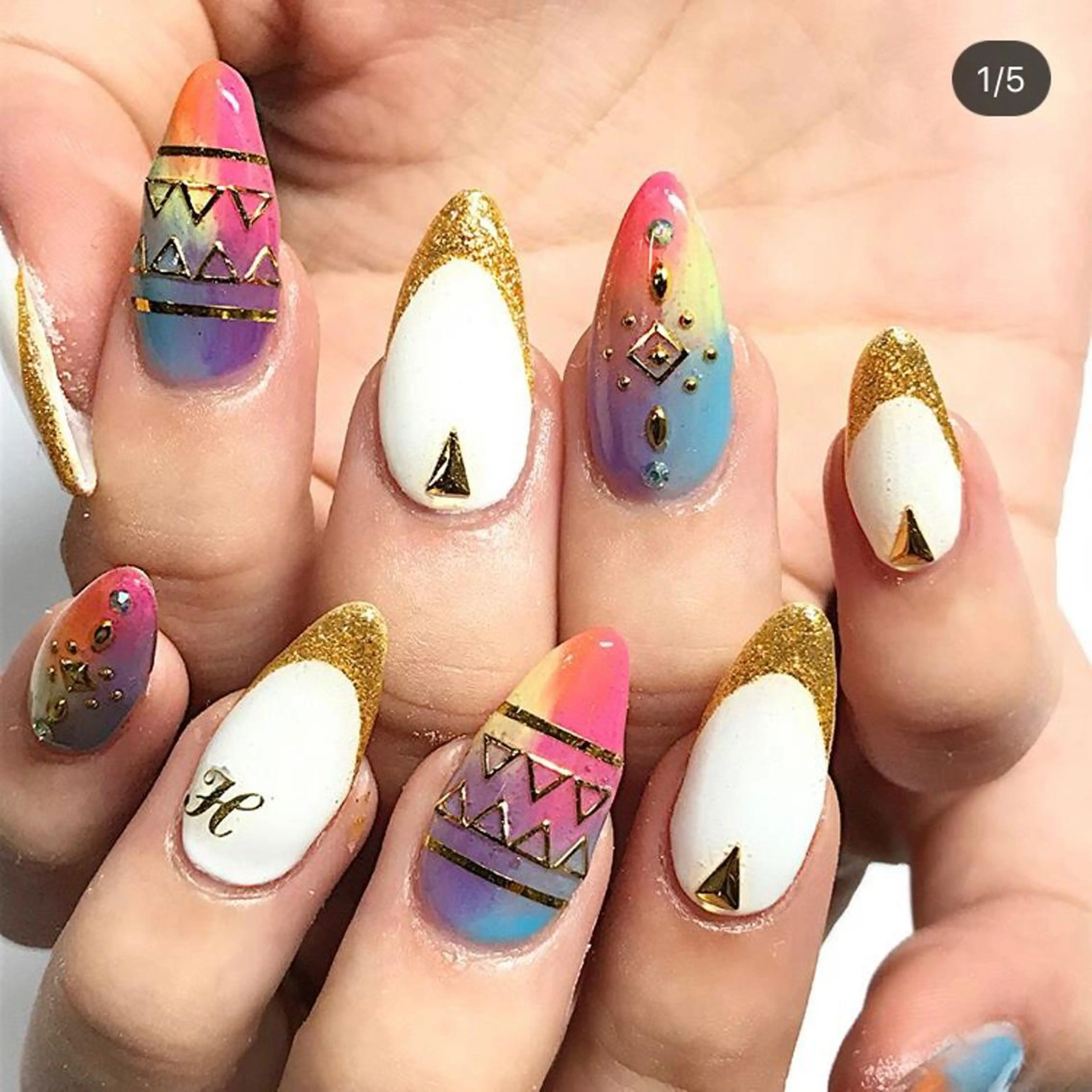 ネイル 持ち込み スカルプネイル 渋谷ビュレネイル Kaoruのネイルデザイン