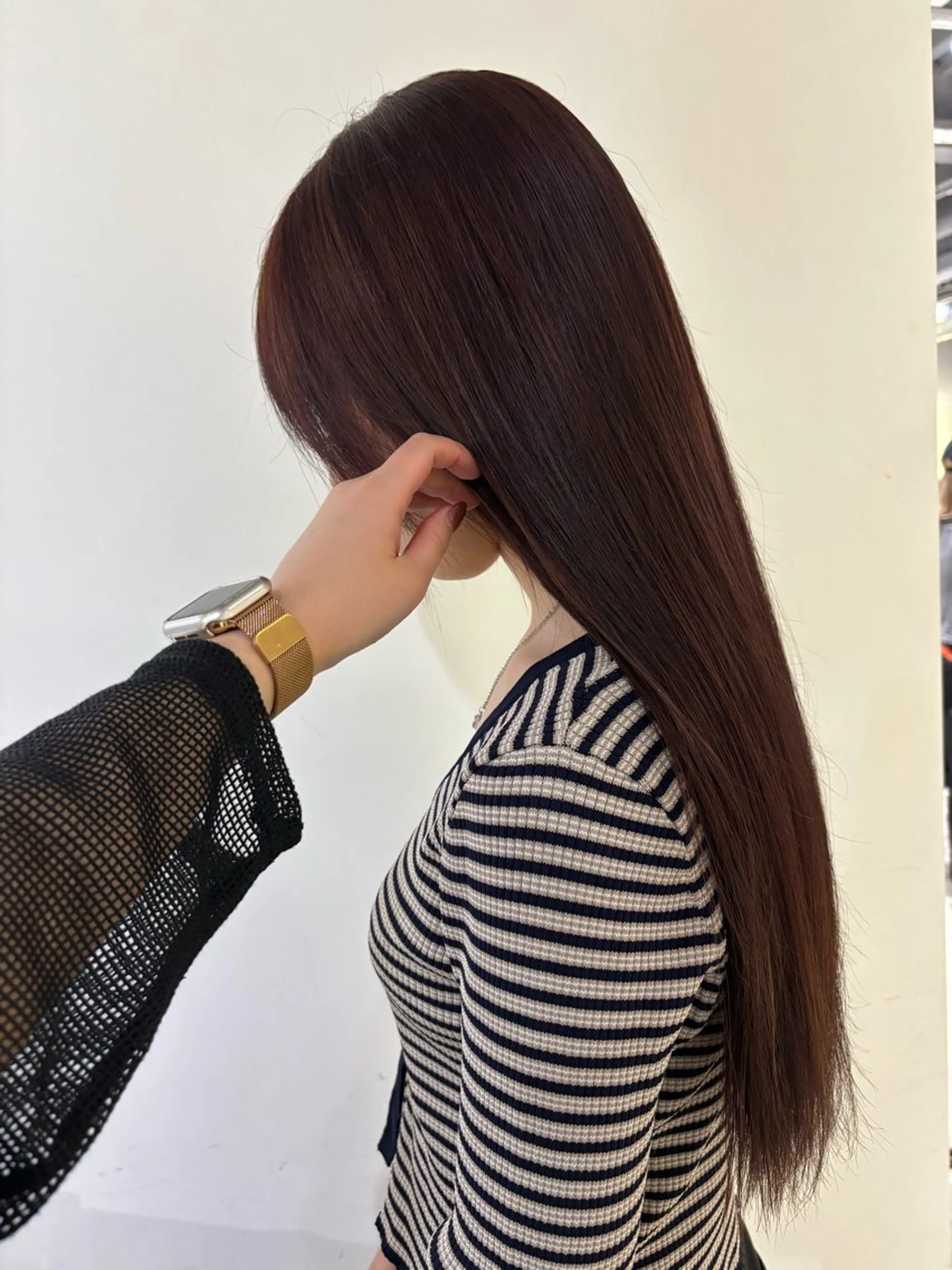 ロング カラー 🤍yura🤍池袋 レイヤー似合わせのヘアスタイル