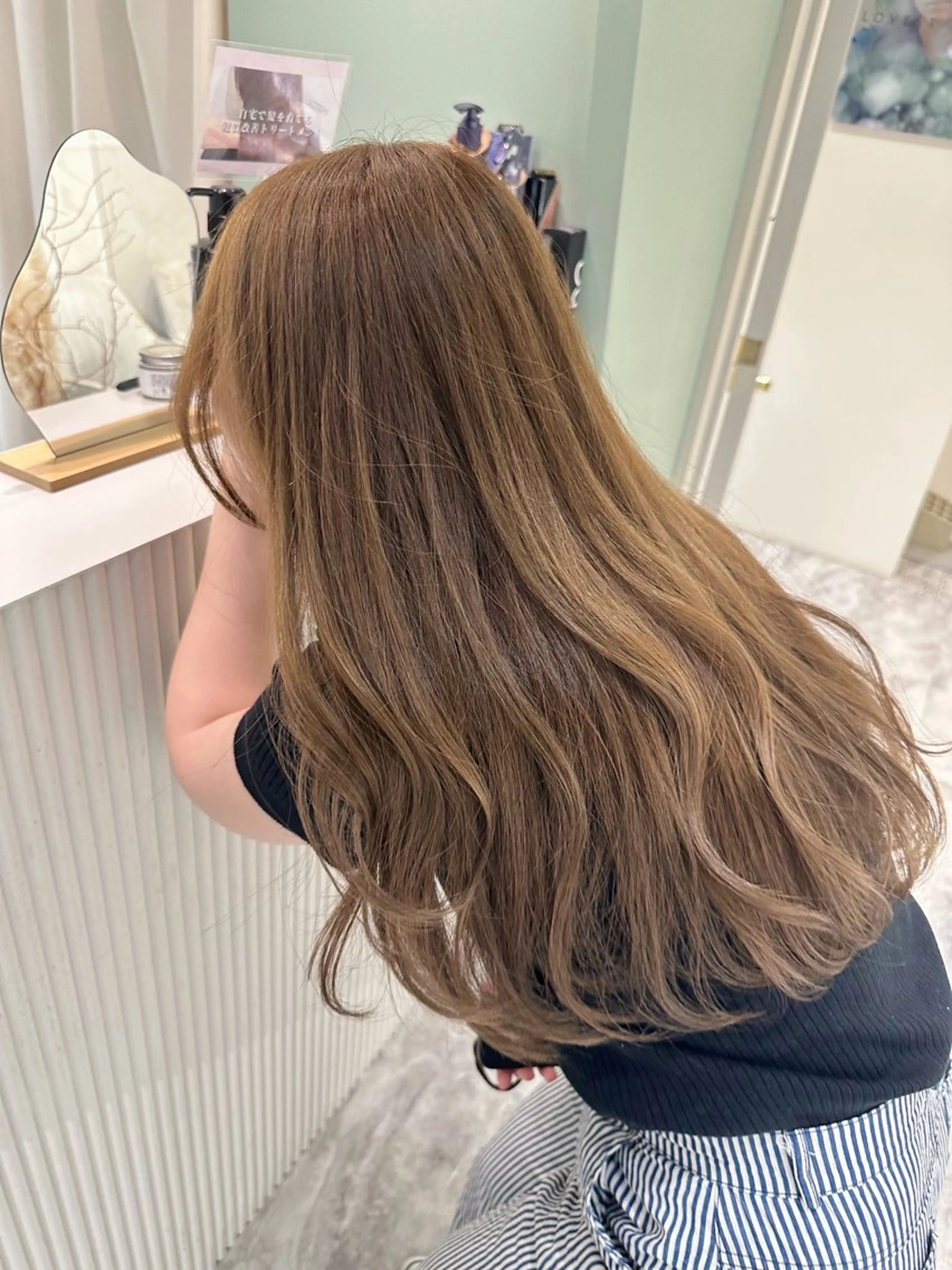 ロング カラー カット ヘアカラー トリートメント 【SIUN】健太郎 髪質改善/透明感のヘアスタイル