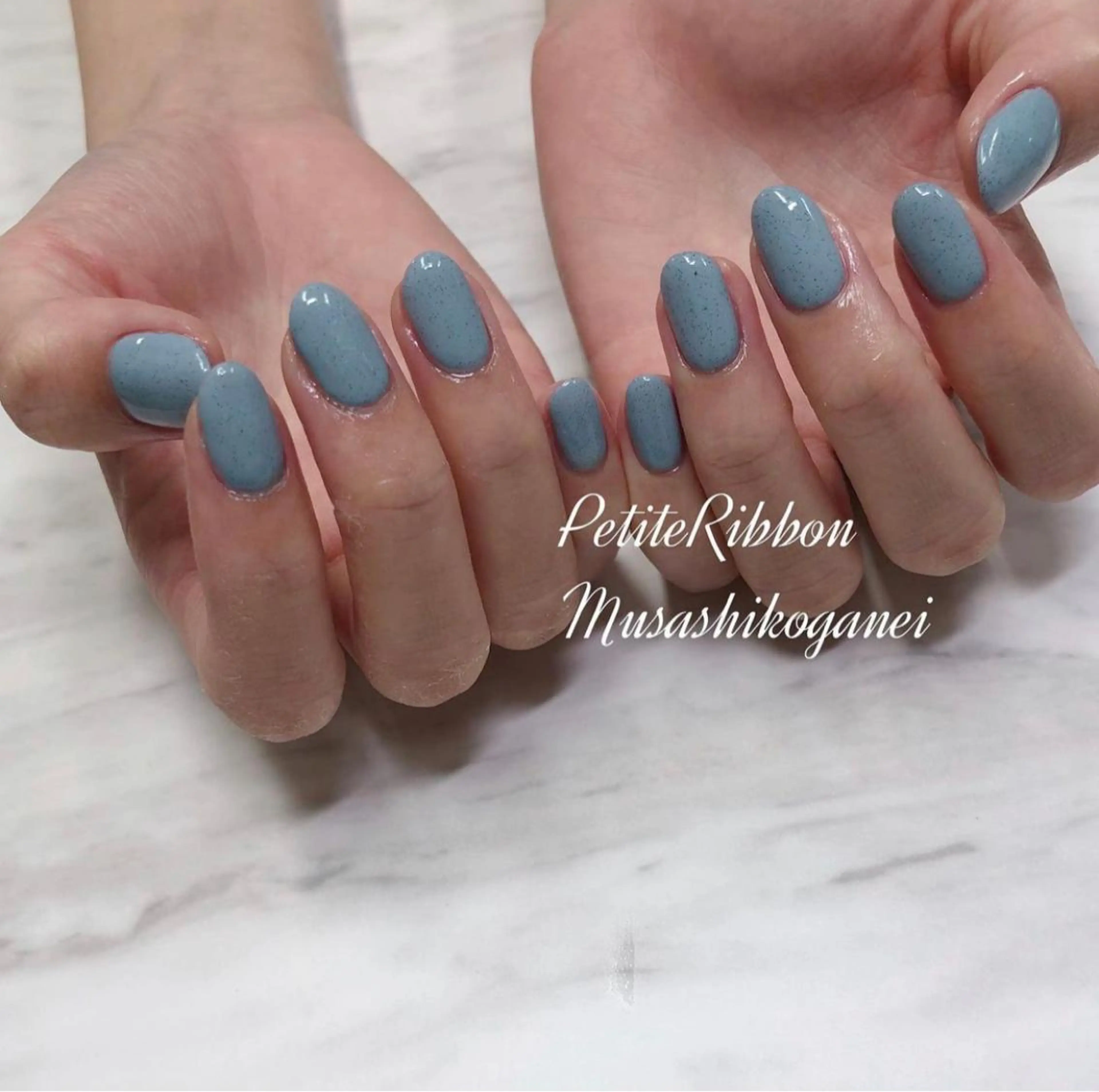 ネイル ハンドネイル ネイルPetit Ribbonのネイルデザイン