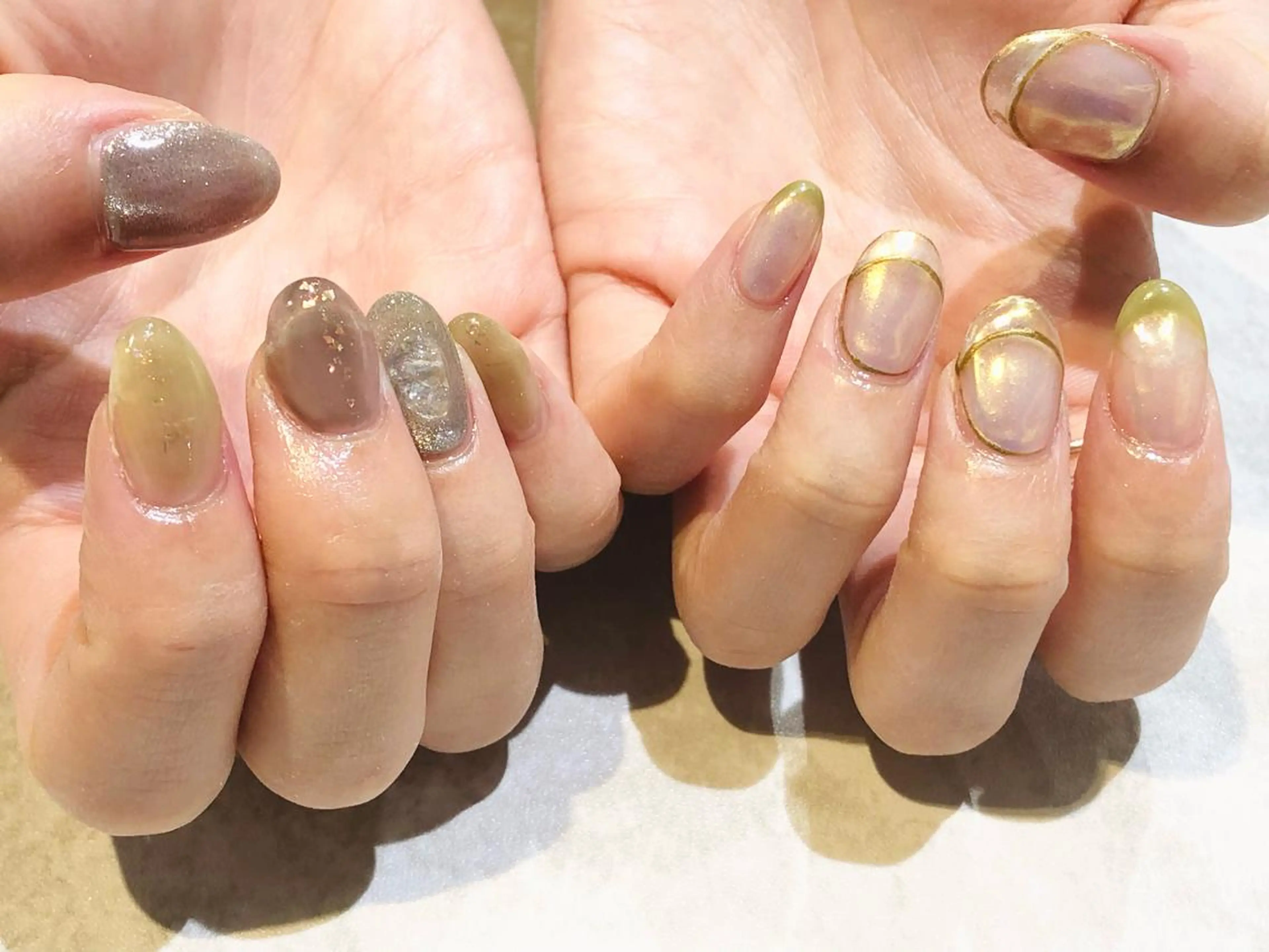 ネイル 舞田 苑香のネイルデザイン