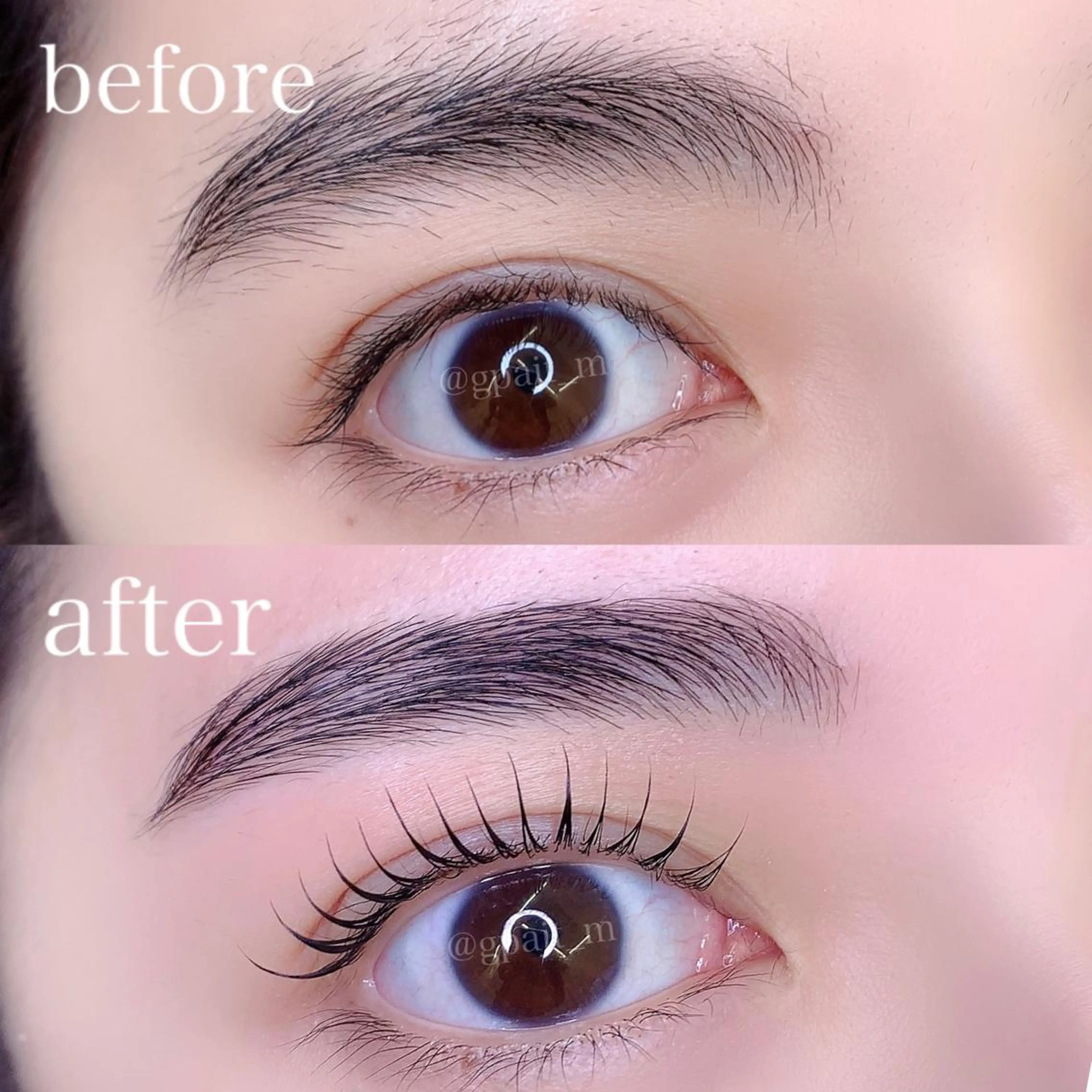 マツエク・マツパ アイブロウ manami ❤︎のマツエク・マツパデザイン