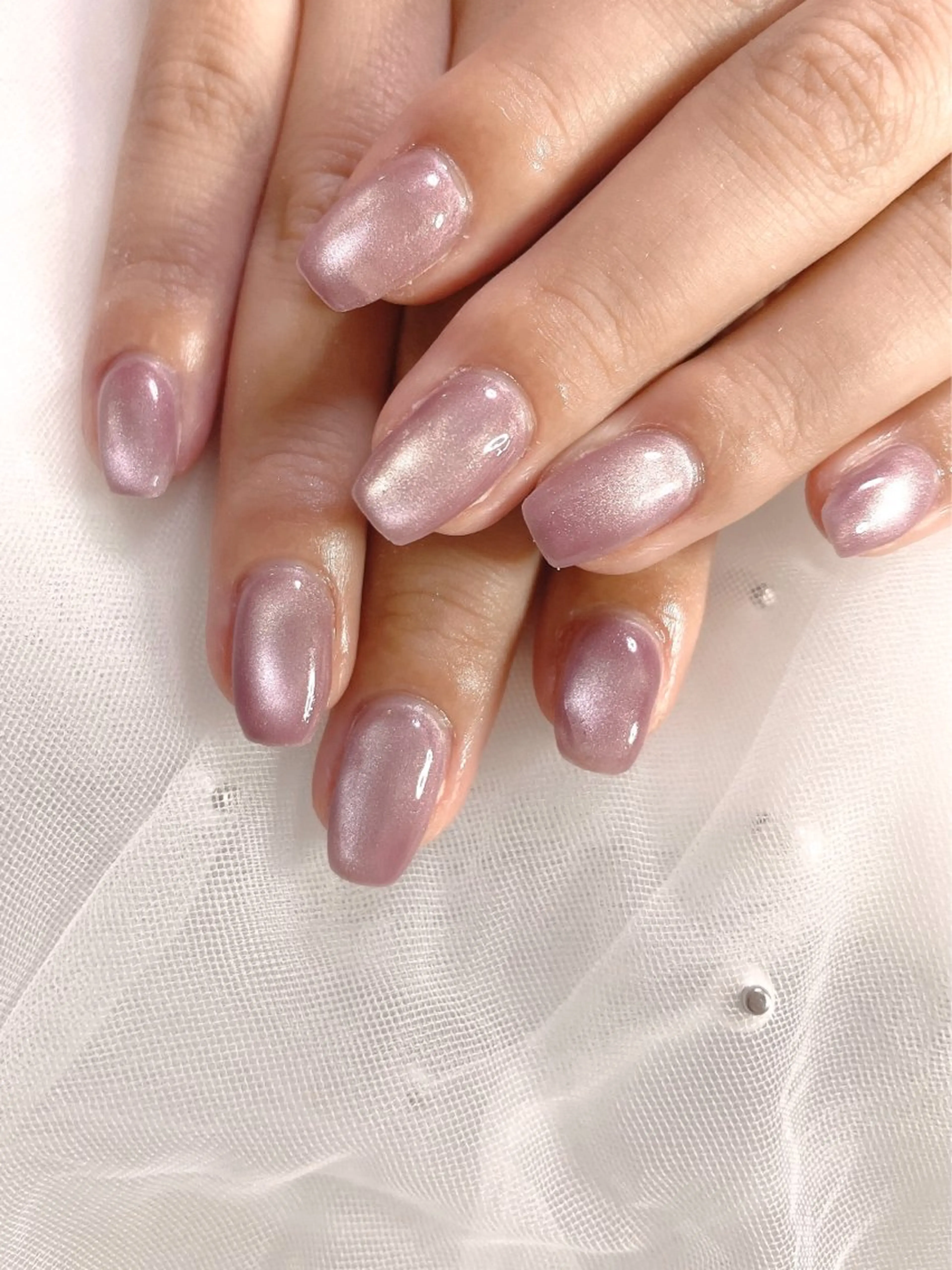 ネイル マグネットネイル マグネットワンカラー ワンカラーネイル なっちゃん所属・ネイルサロン なっちゃん(古千谷)のネイルデザイン