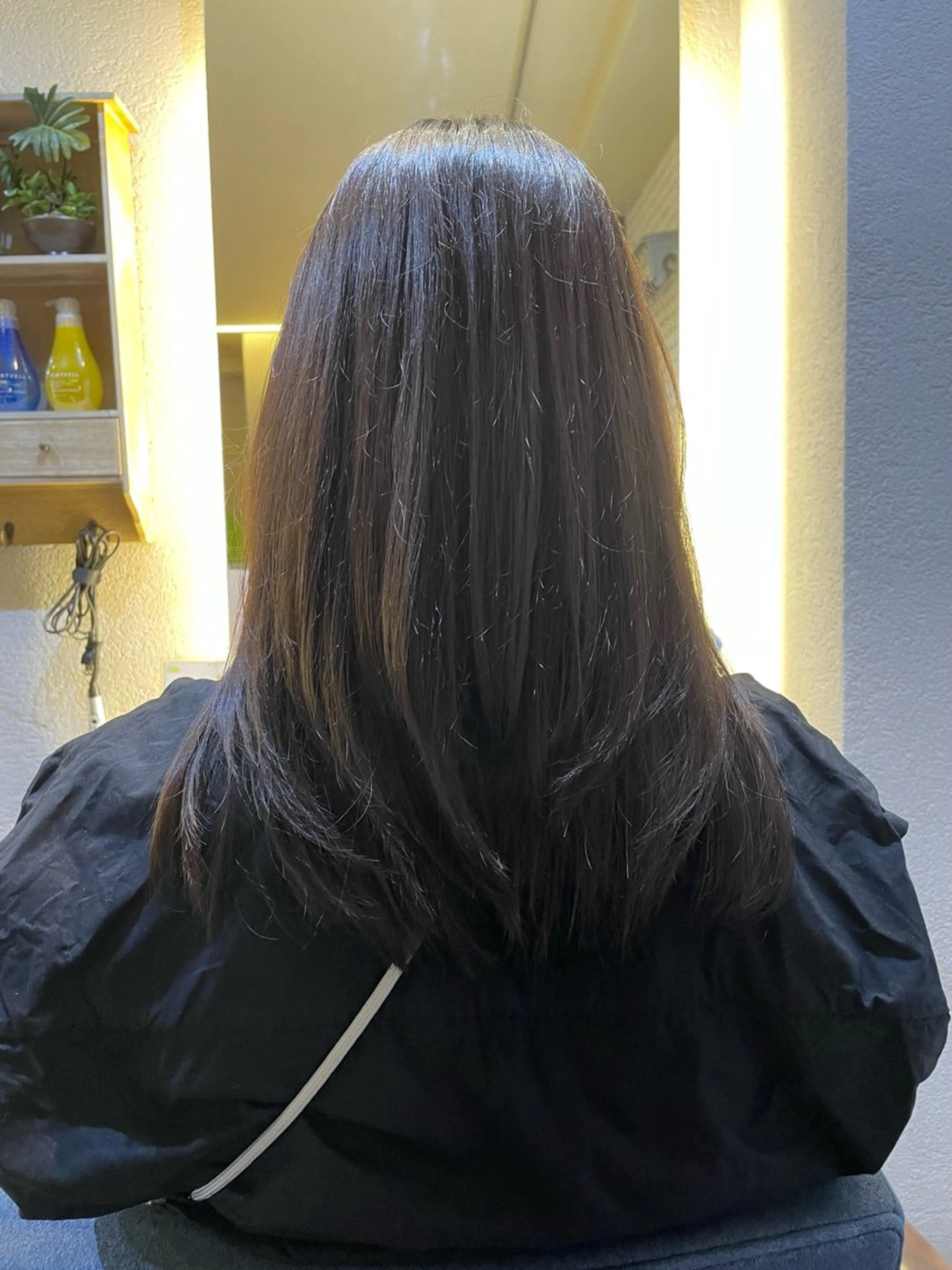 セミロング レイヤーカット ナチュラル🧡可愛い MINAMIのヘアスタイル