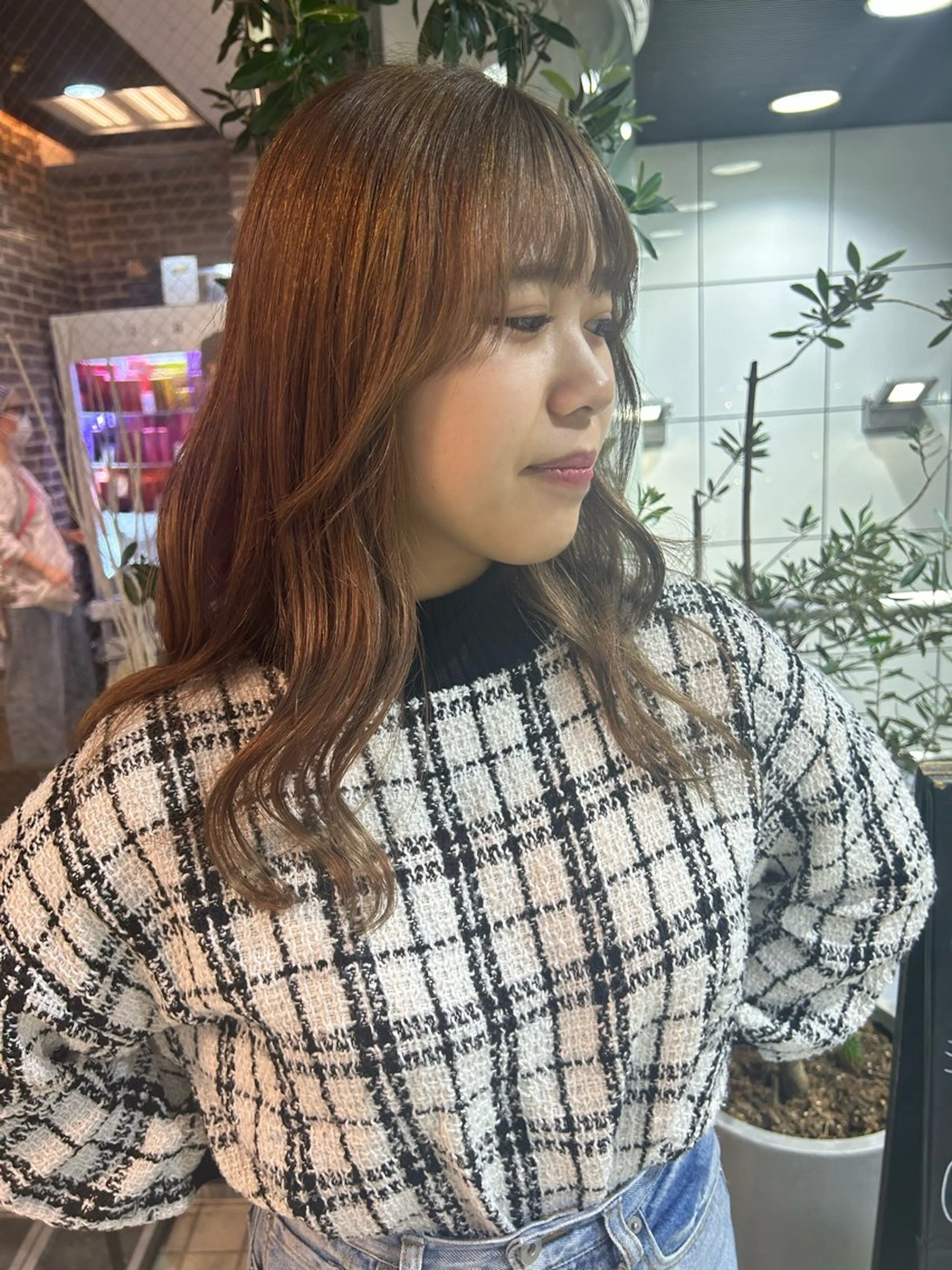 セミロング 韓国風カラー 学生 髪質改善 韓国風ヘア トリートメント メンズスタイル Hitomi🐶のヘアスタイル