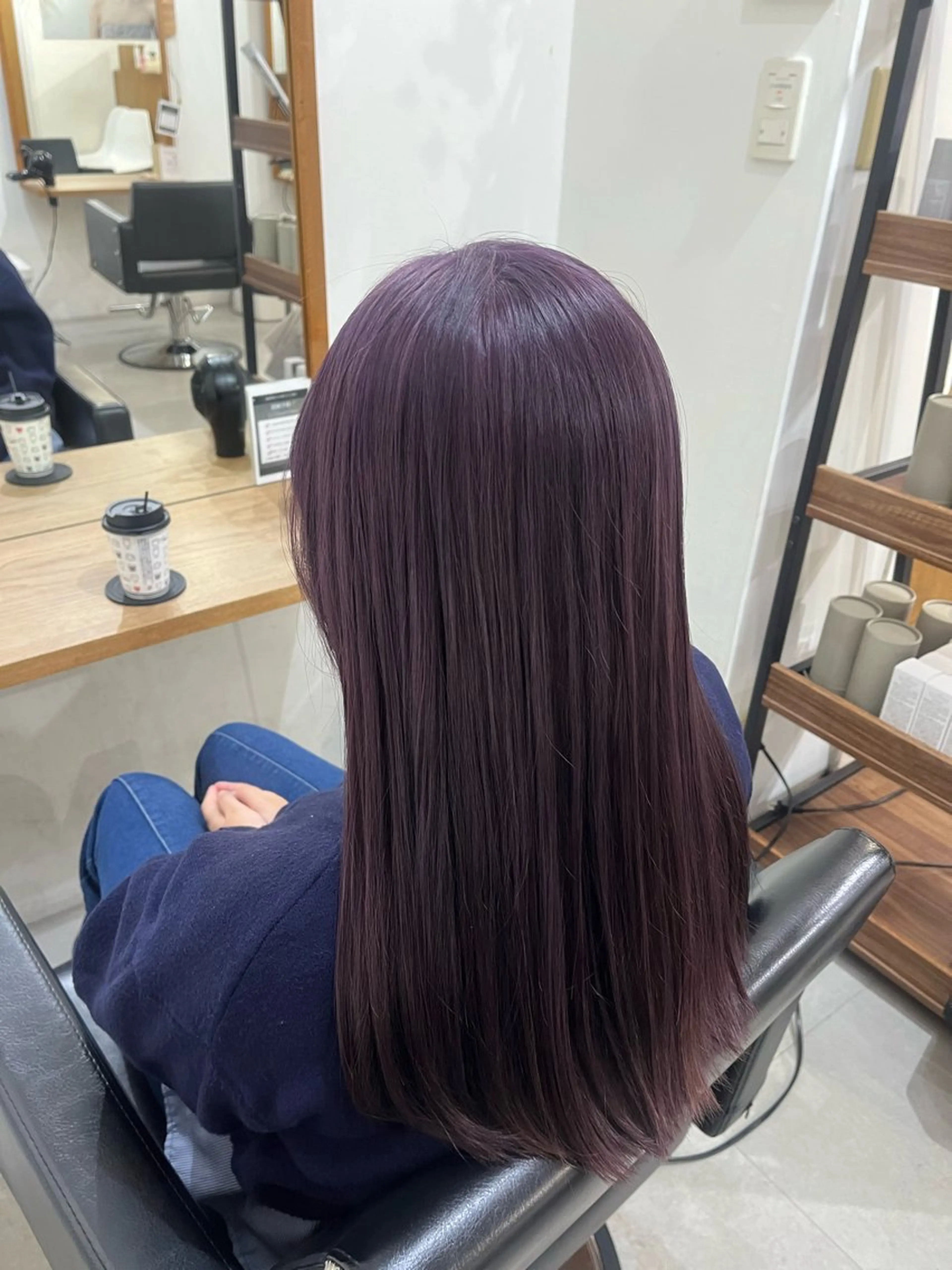 ロング カラー ✨🎨ブリーチなし 透明感カラー✨美友のヘアスタイル