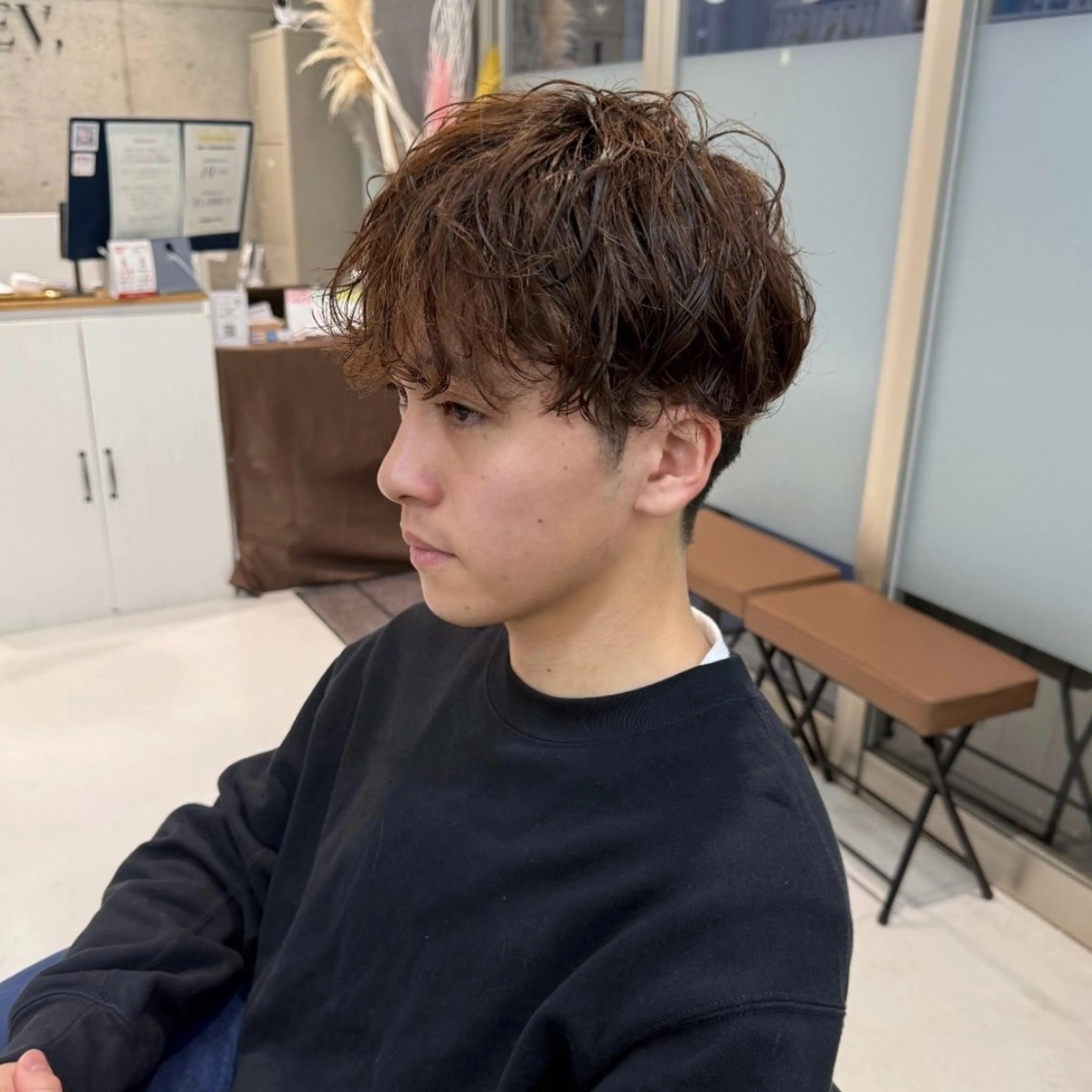 メンズ カット パーマ 榎本雪来⛄️ メンズカット✂️のヘアスタイル