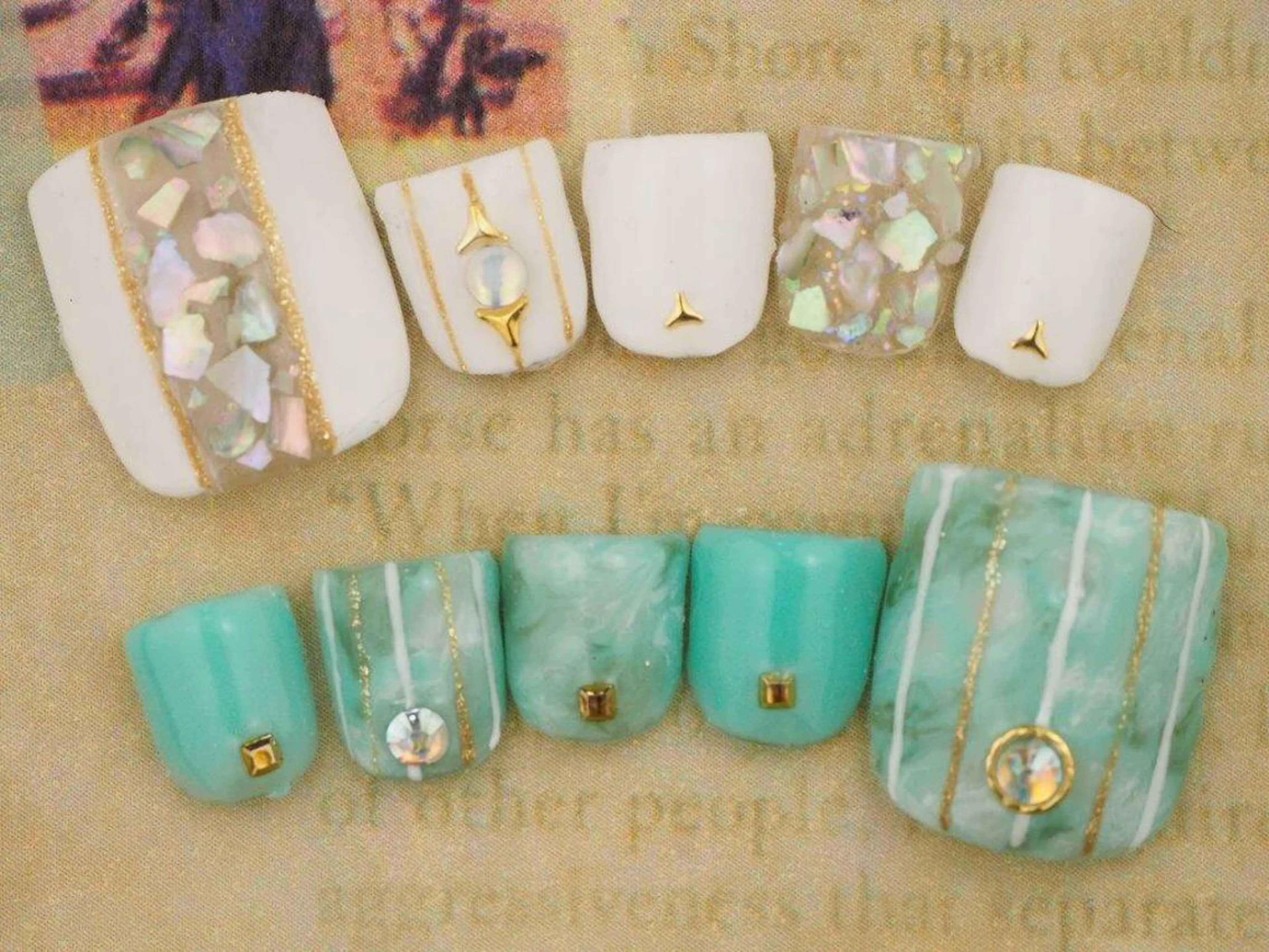 ネイル an sucre baseのネイルデザイン