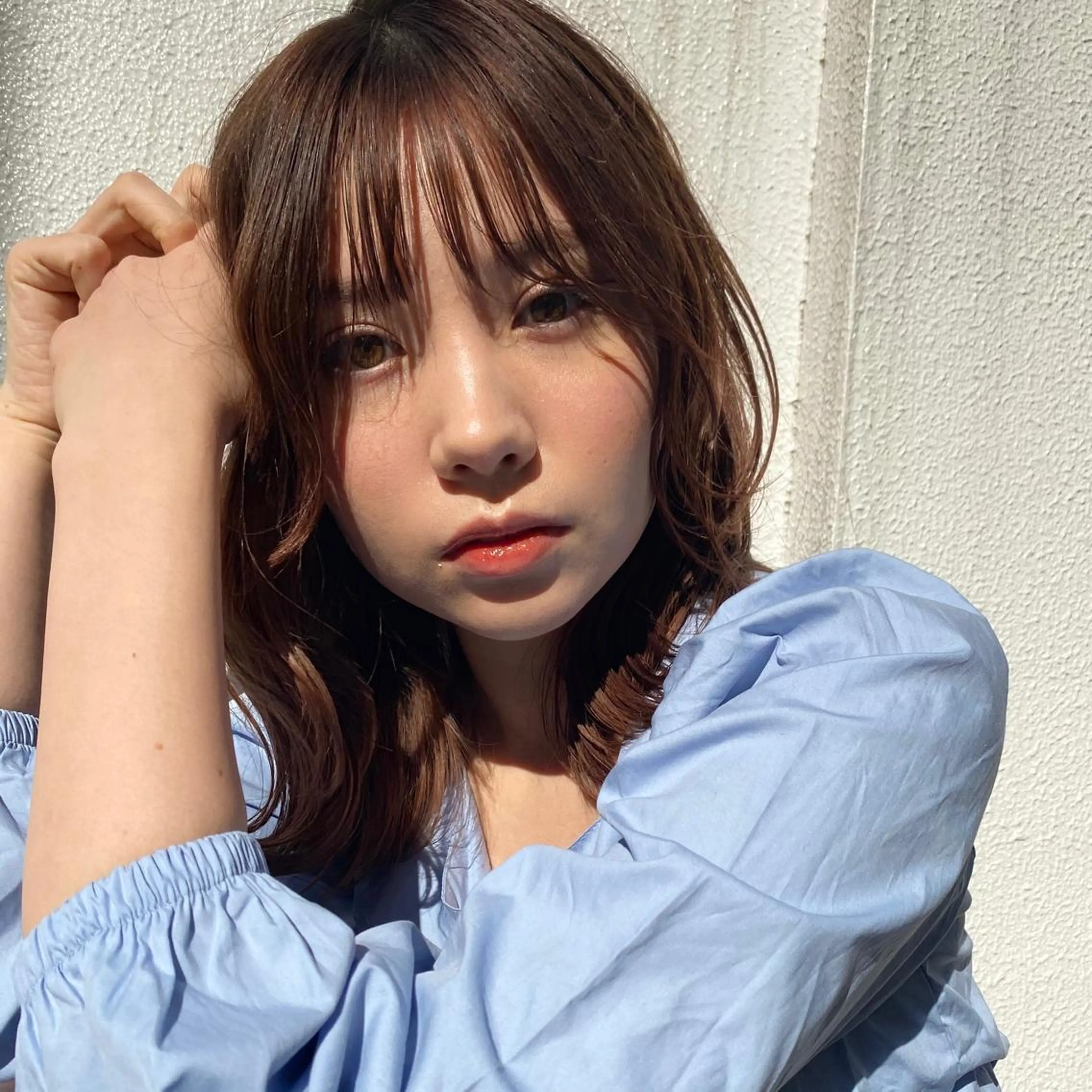 ミディアム 🪭risa 暖色/レイヤー🪭のヘアスタイル