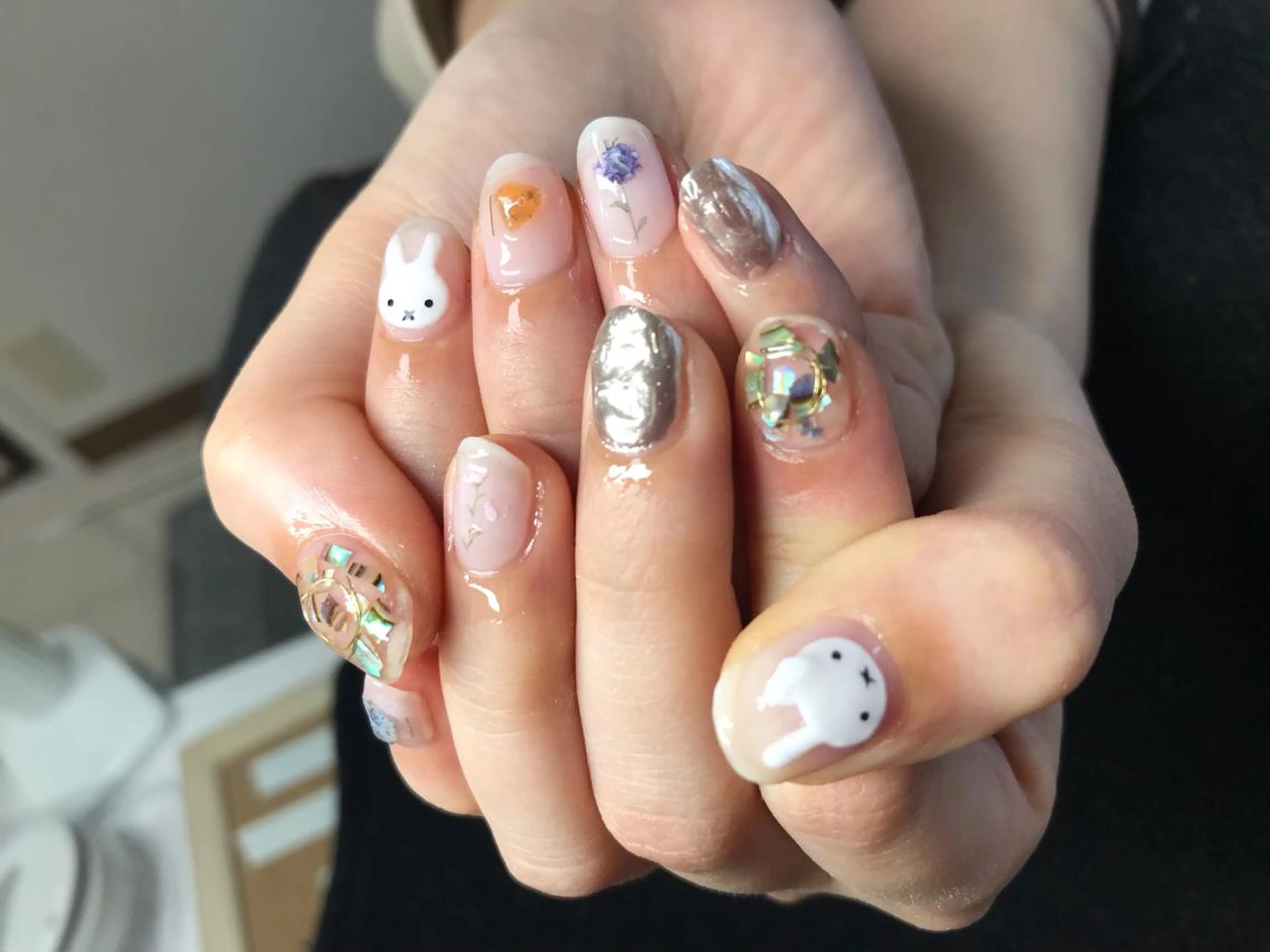 ネイル ハンドネイル Mana‪ ‪·͜· ❤︎‬のネイルデザイン