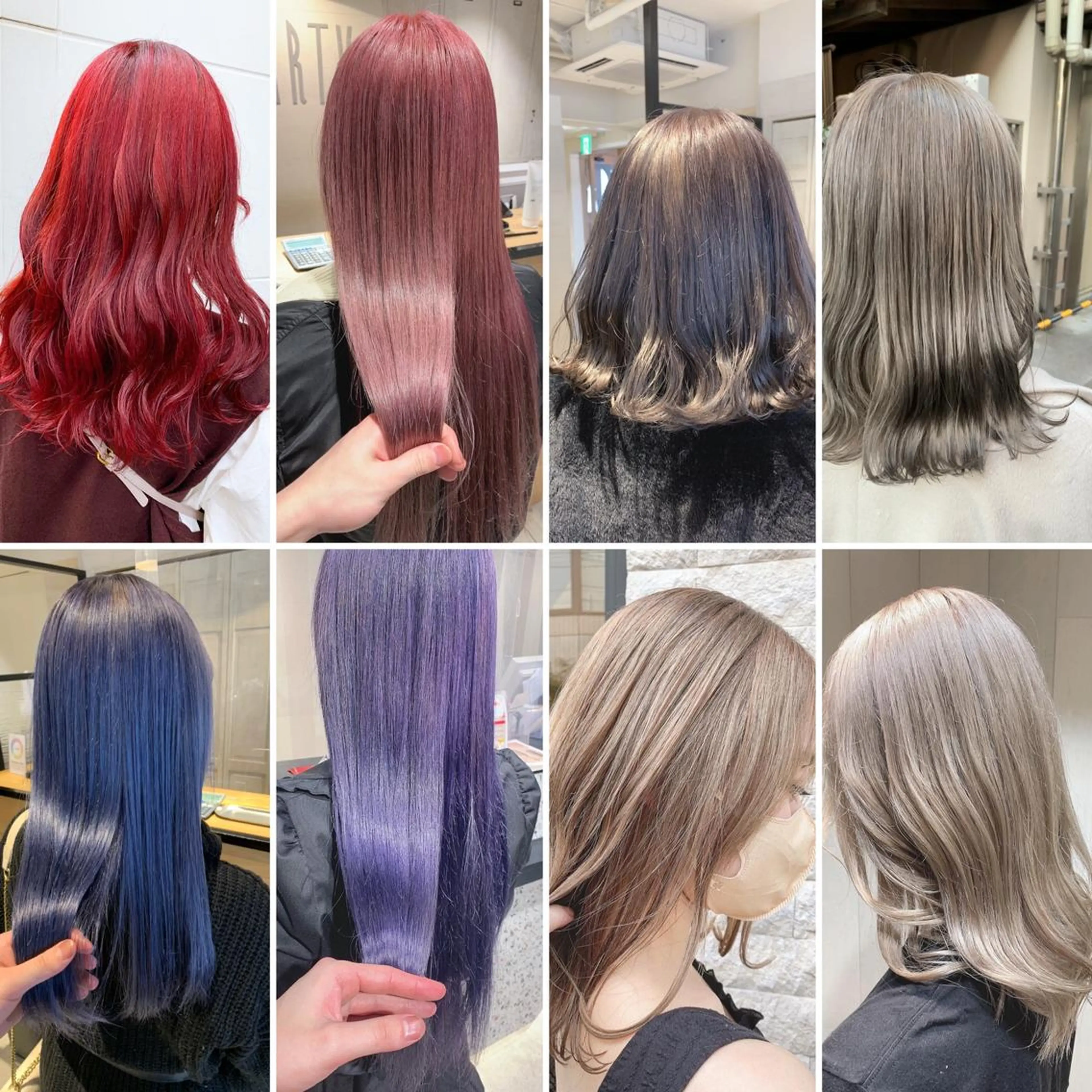 カラー 🌿earth亀有店 【緑髪のノブ】🌿のヘアスタイル