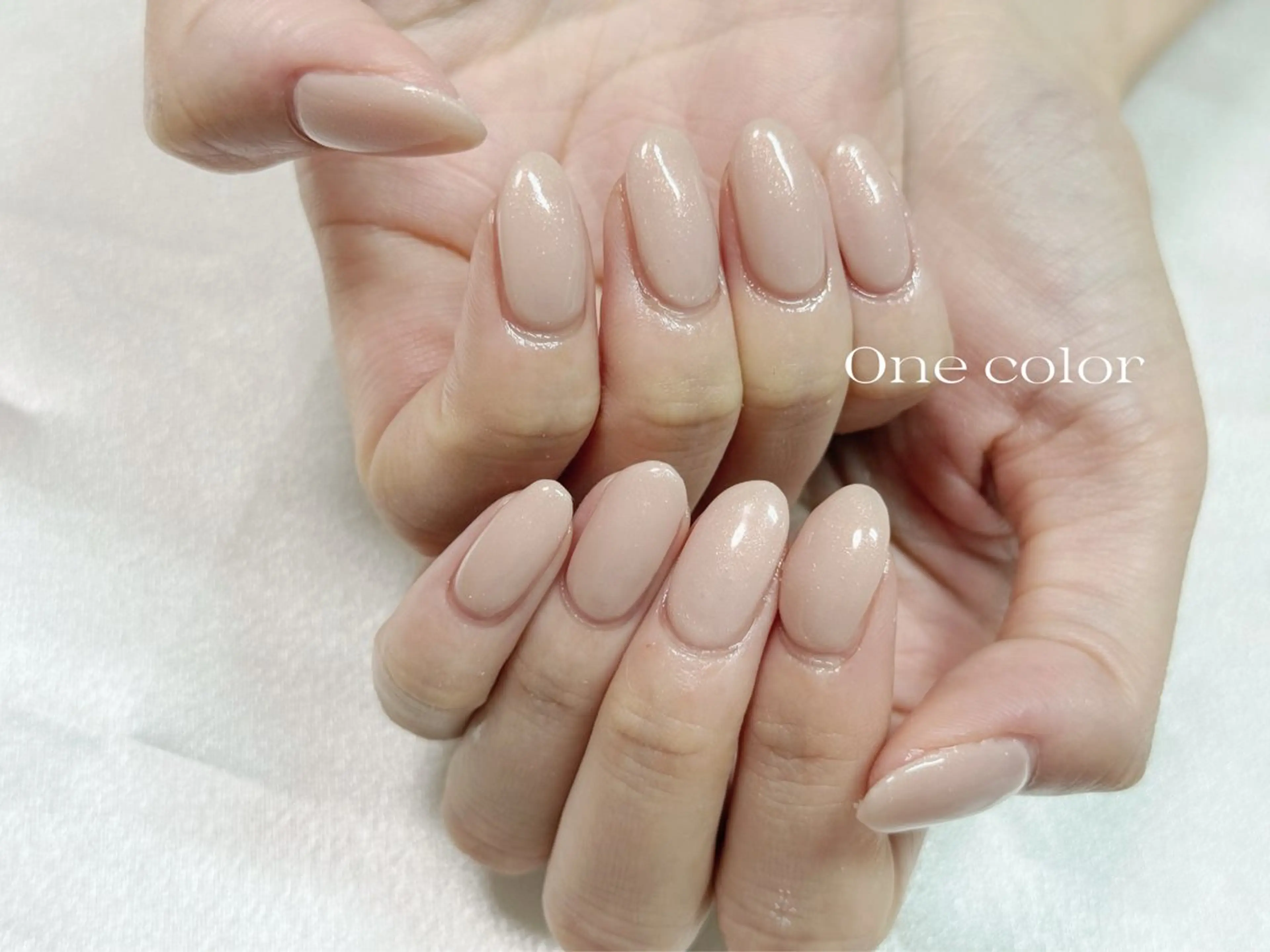 ネイル ワンカラーネイル ハンドネイル ~Sol&Luna~ Momonaのネイルデザイン