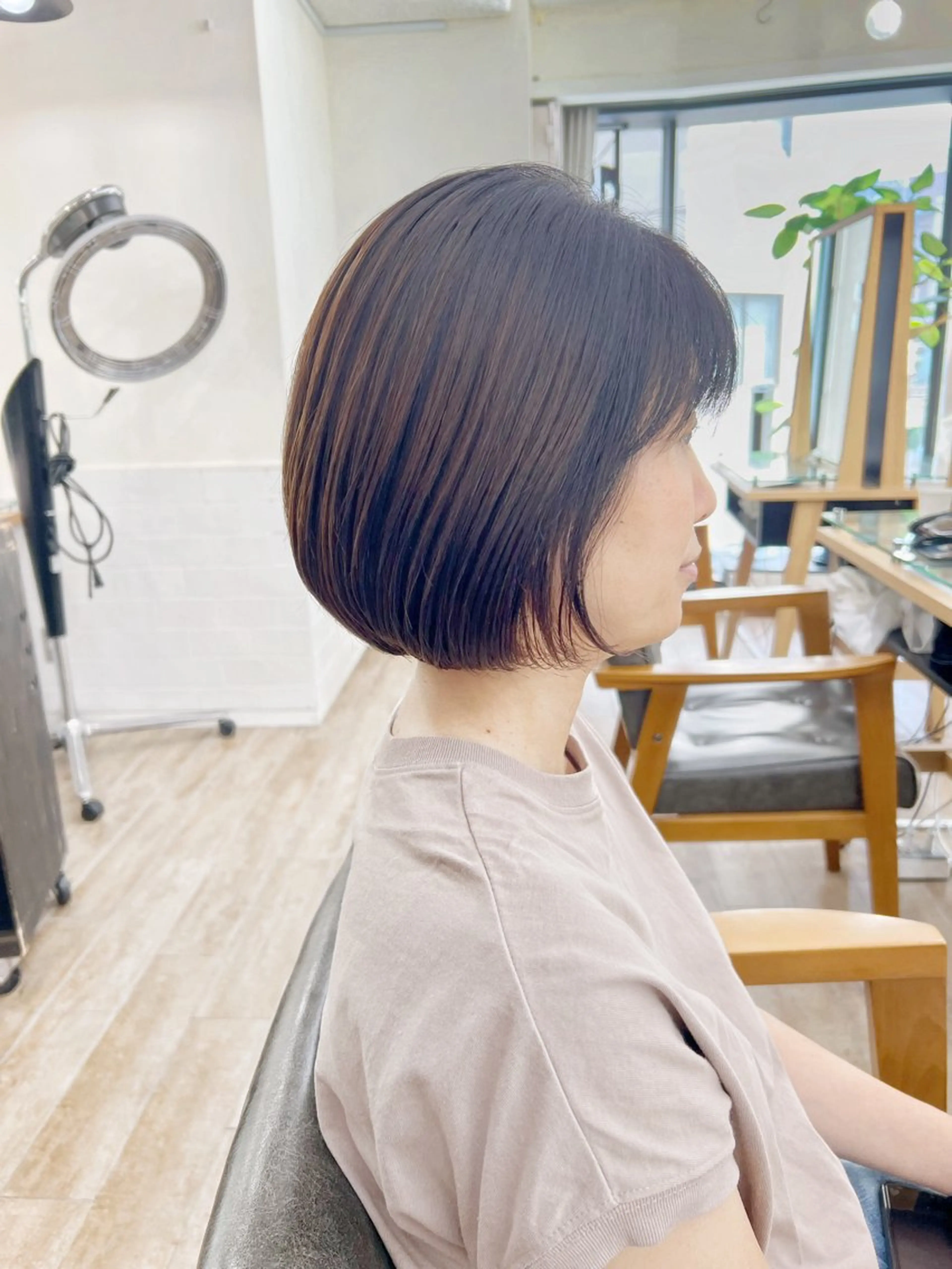 ミディアム カラー ボブ パーマ/ハイライト 💙鶴岡　愛💙のヘアスタイル