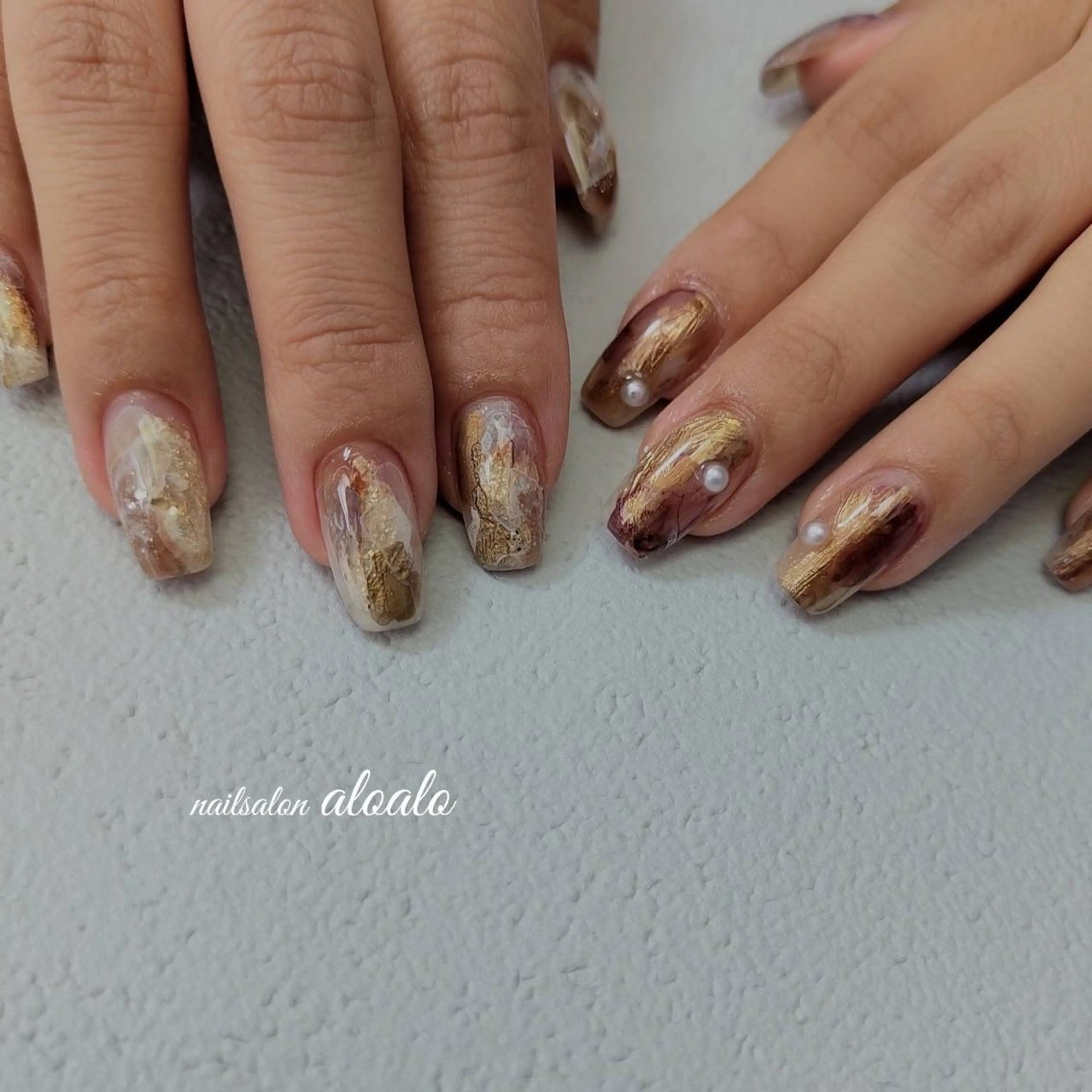 ネイル nail salon  aloalo所属・Nailist Ayaのネイルデザイン
