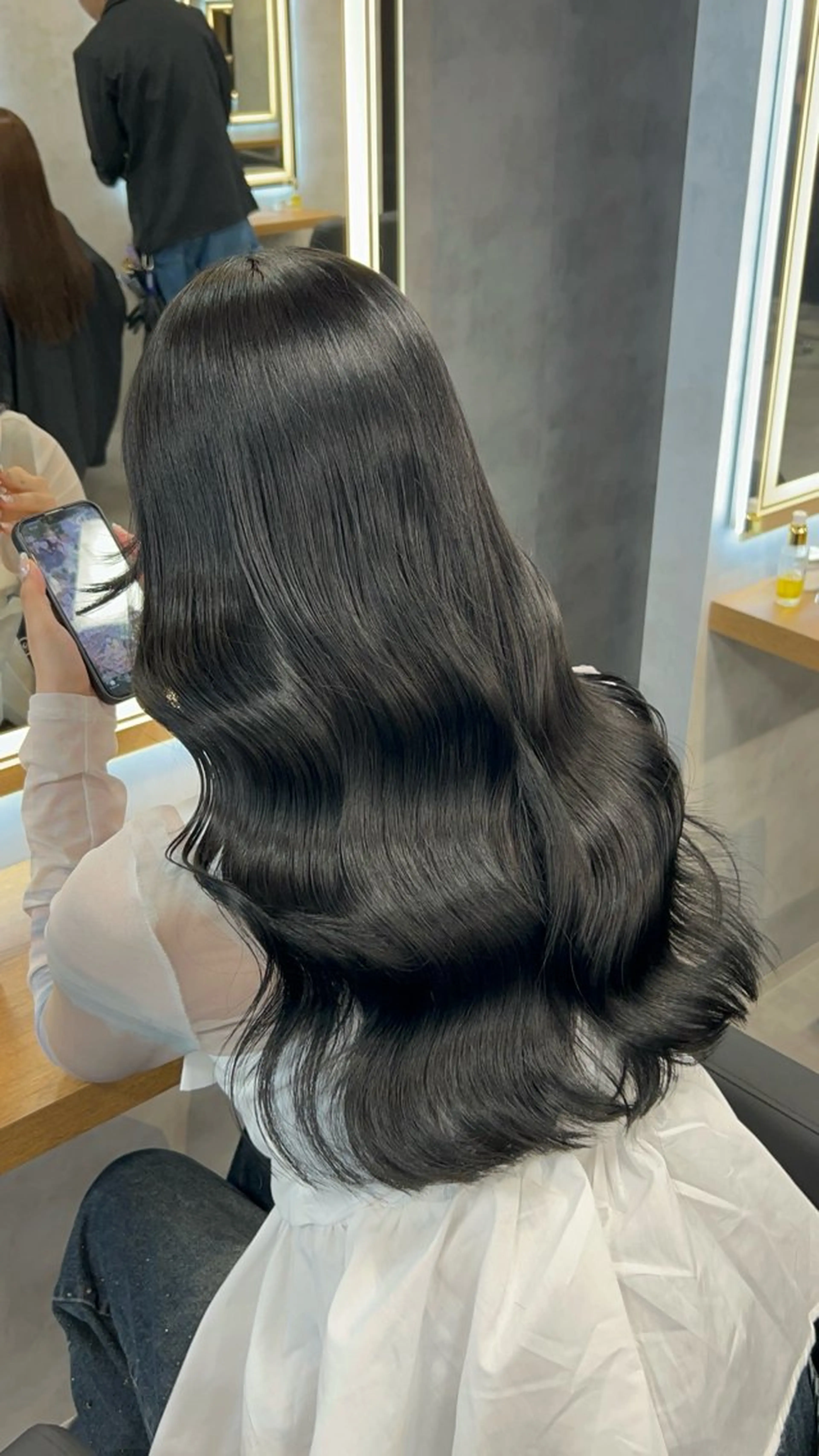 ロング カラー ヘアカラー トリートメント ブリーチなしの達人 🌈KAITOのヘアスタイル