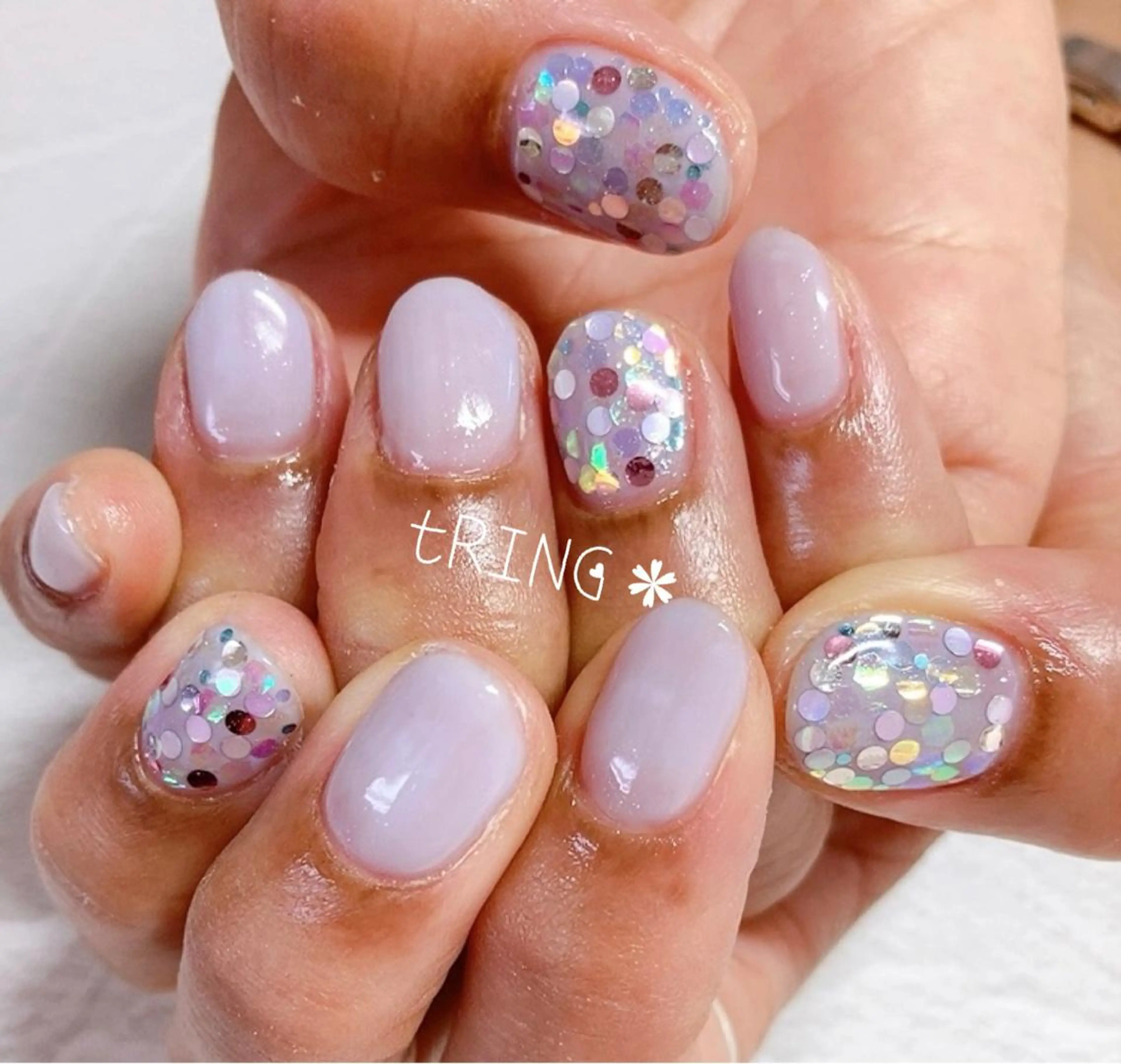 ネイル ハンドネイル tRING＊ しいの木台のネイルデザイン