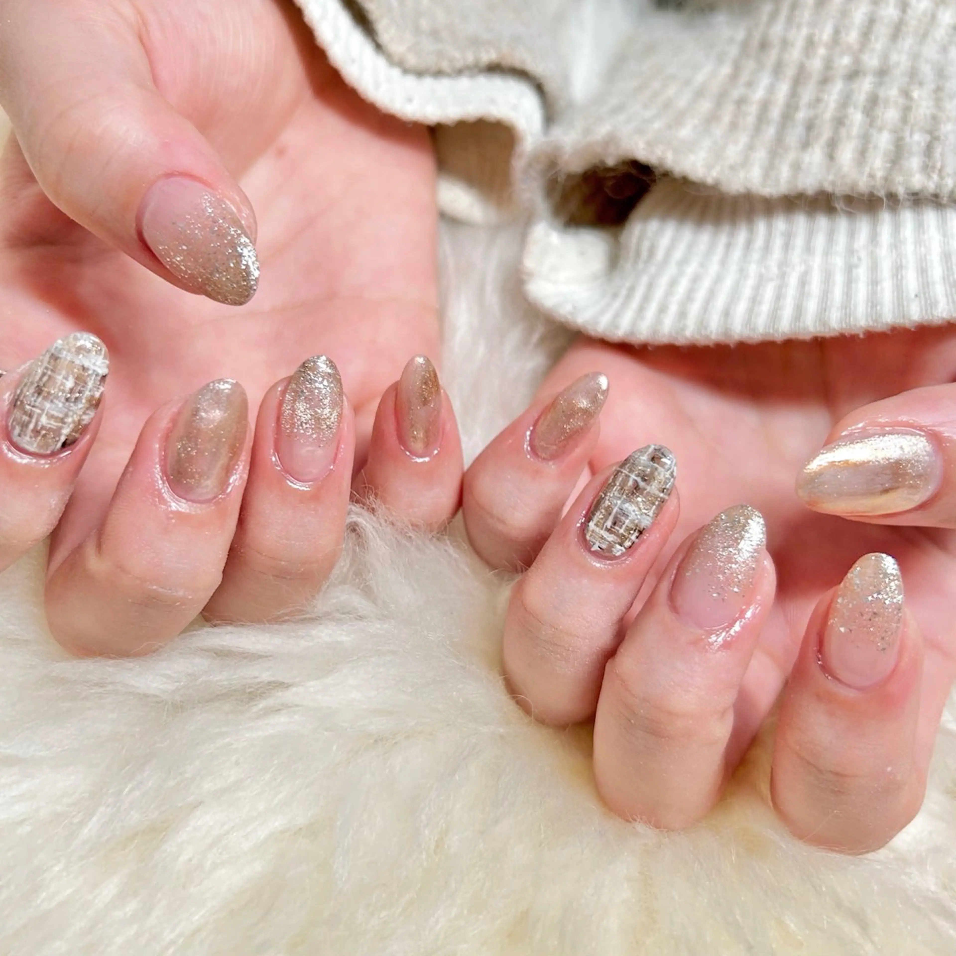 ネイル ツイードネイル Charis エステ&ネイルのエステ・リラクイメージ