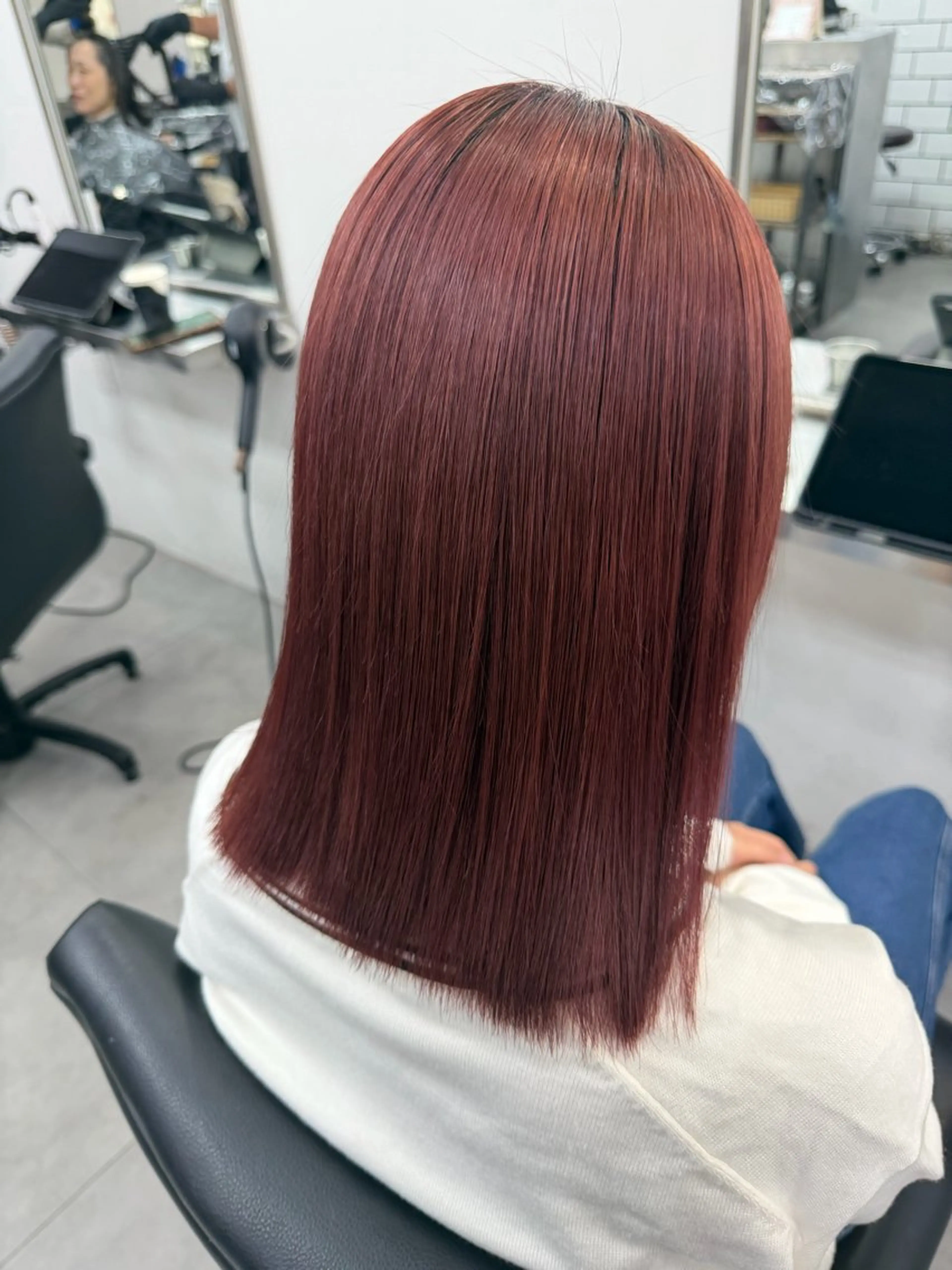 カラー GIMMICK pasha所属・蔭山 ゆきなのヘアスタイル