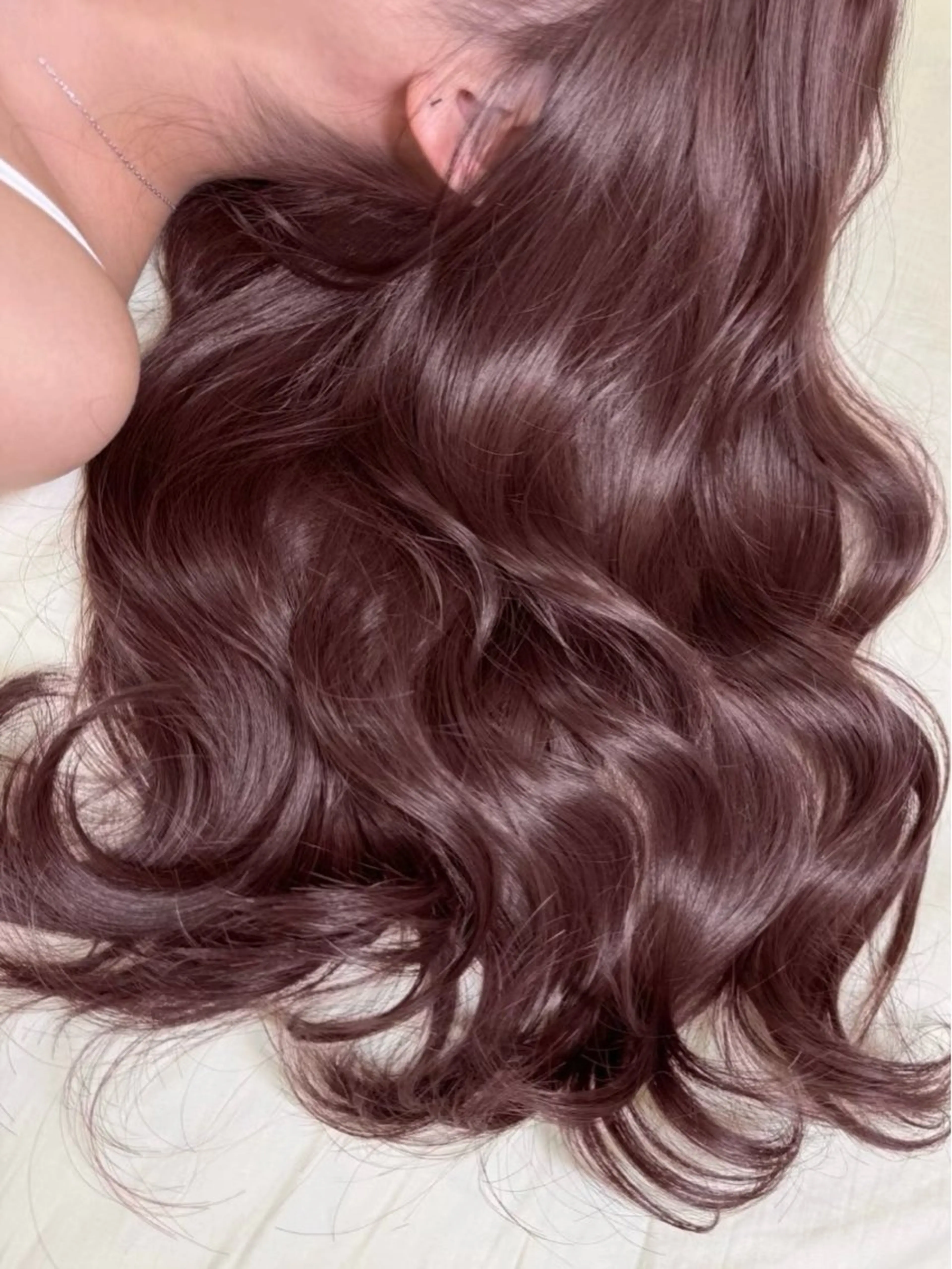 ロング カラー トレンド暖色ヘア🍒 miu🍒のヘアスタイル