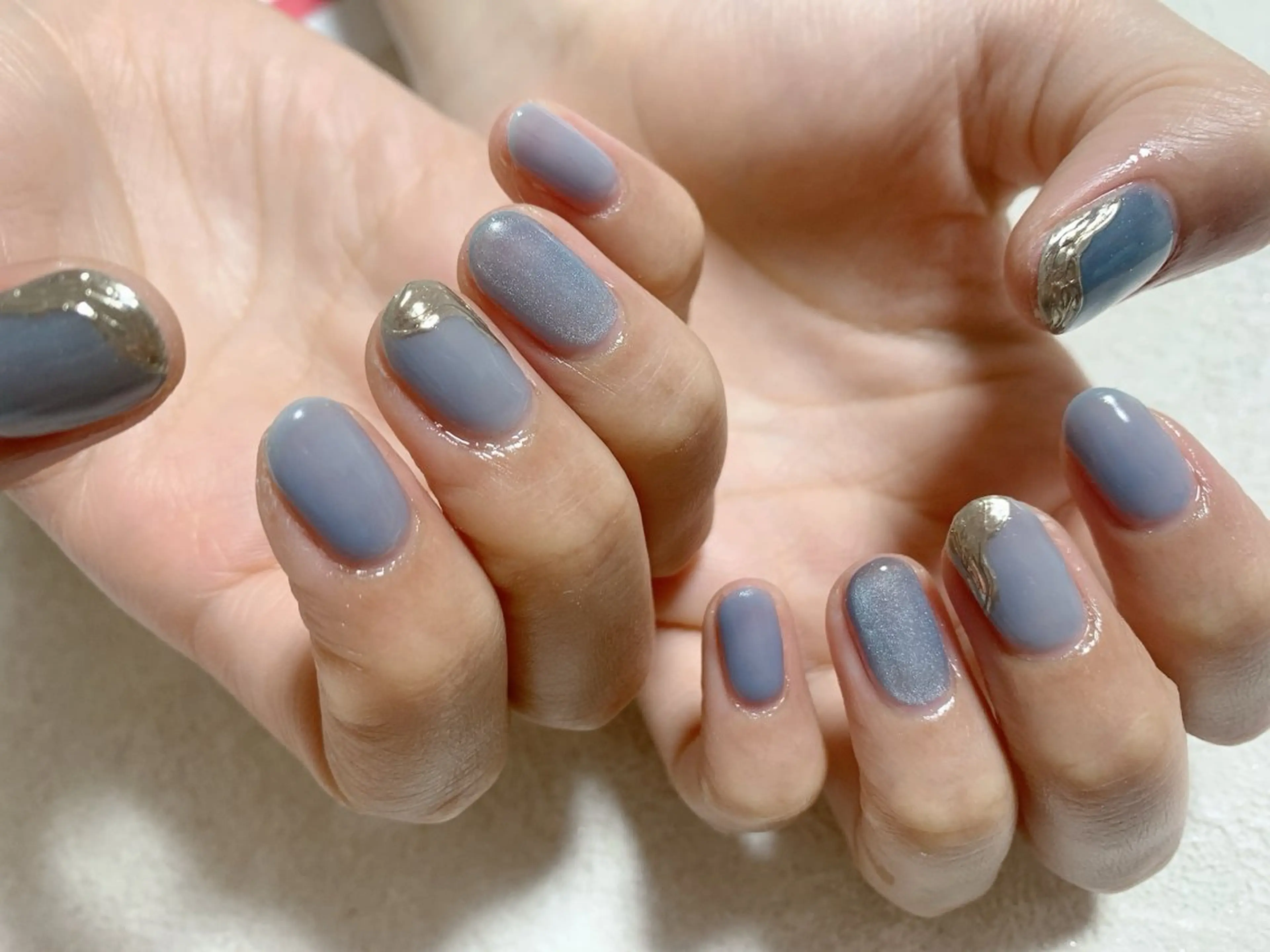 ネイル ジェルネイル マグネットネイル メンズネイル ワンカラーネイル パラジェル kiki nail たまプラーザのネイルデザイン