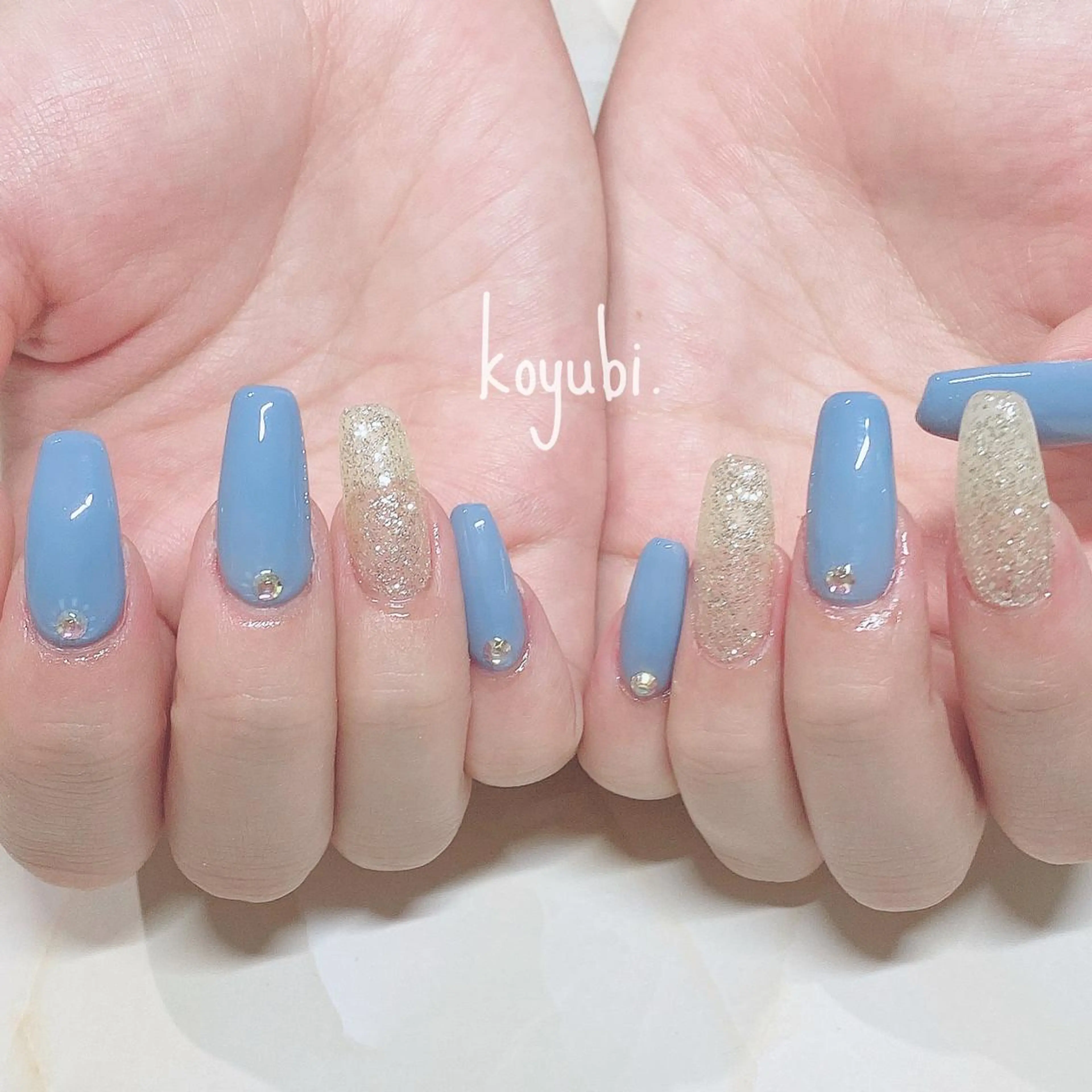 ネイル ワンカラーネイル スカルプネイル プライベートネイルサロンkoyubi.所属・新宿南口 hitomiのネイルデザイン