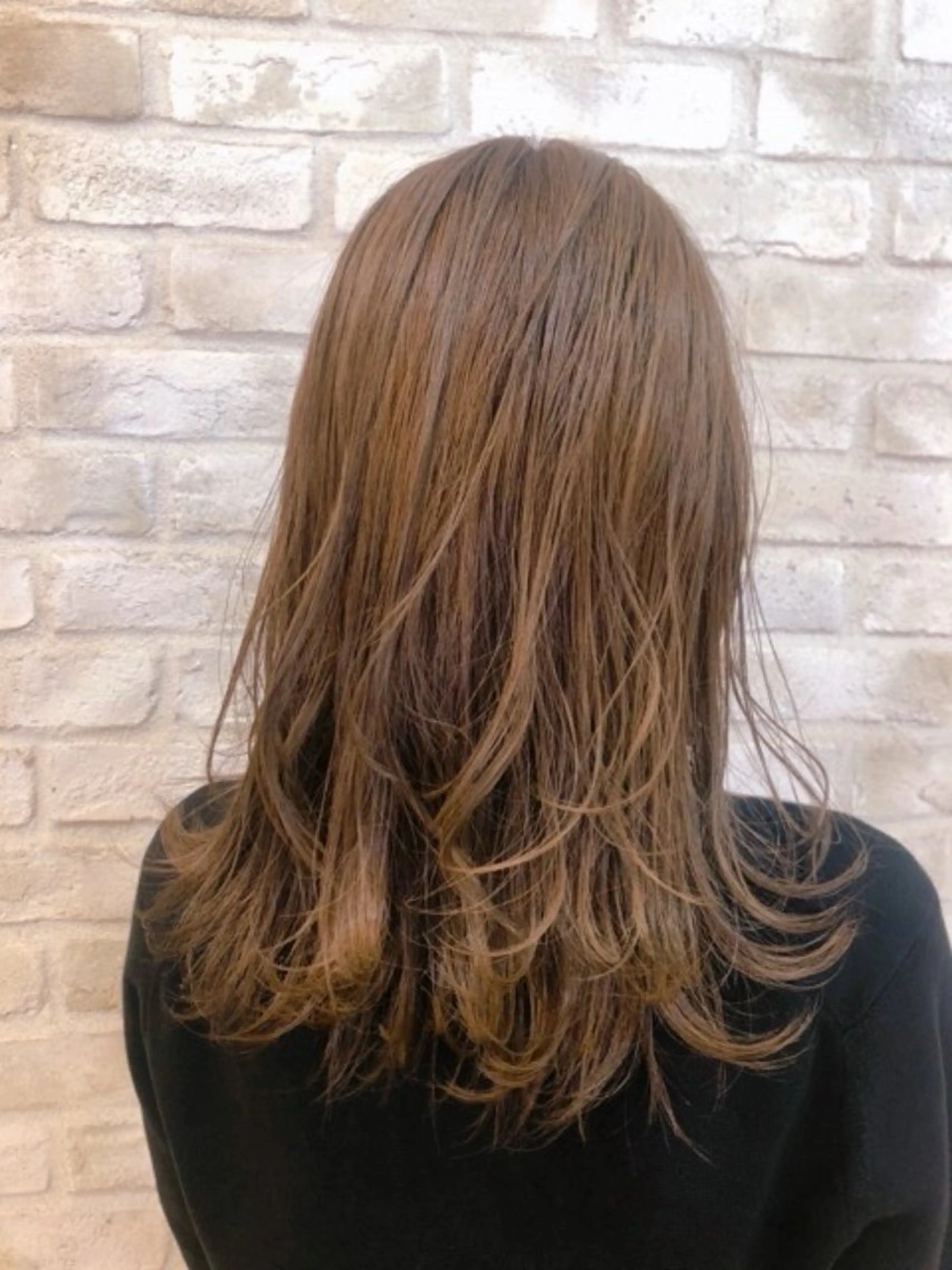 セミロング rule千本丸太町所属・富田 一輝のヘアスタイル