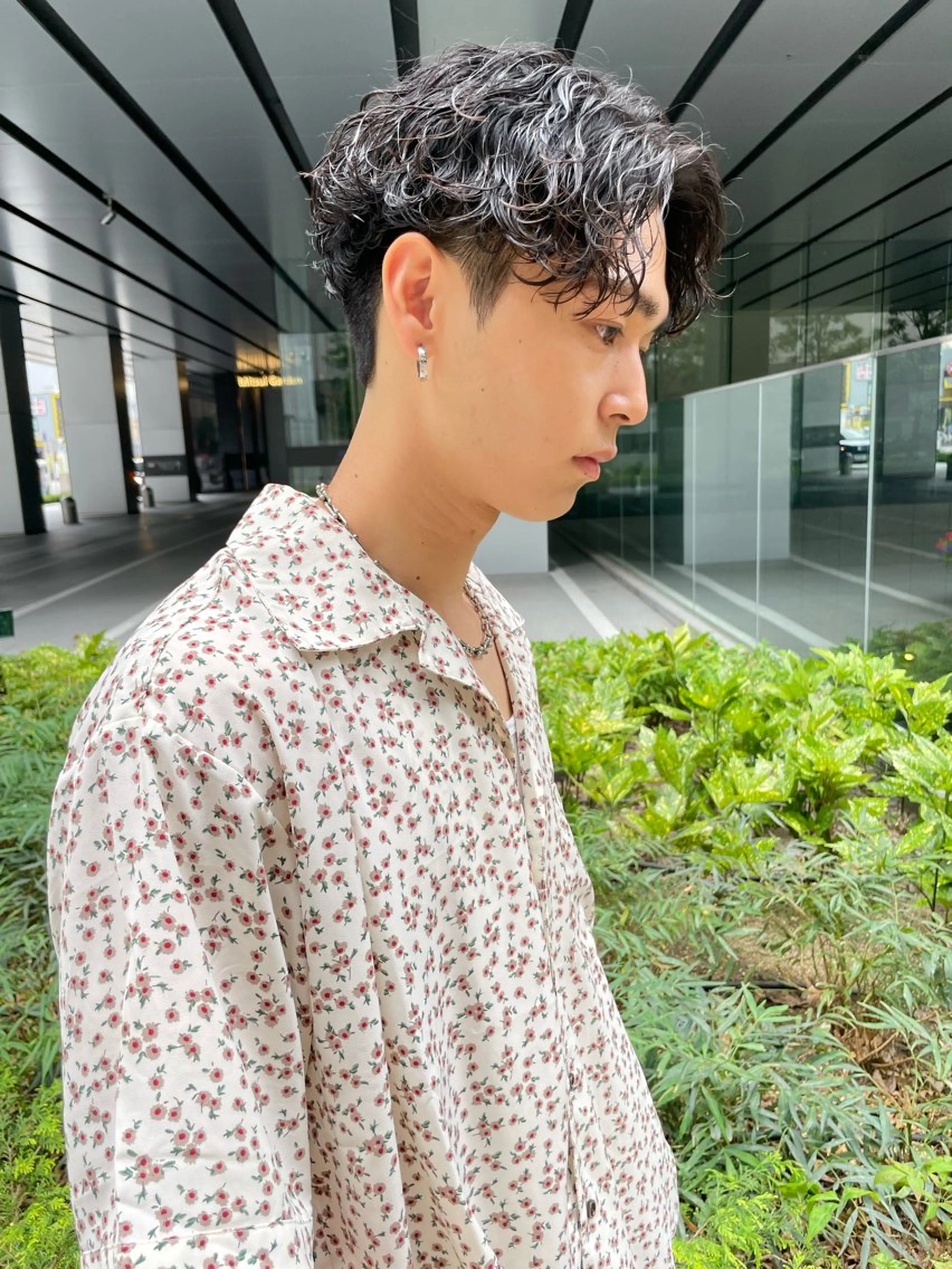 ショート カラー ヘアアレンジ メンズ カット パーマ トリートメント ヘアセット 亀井隆汰/メンズ専門 パーマ特化美容師のヘアスタイル