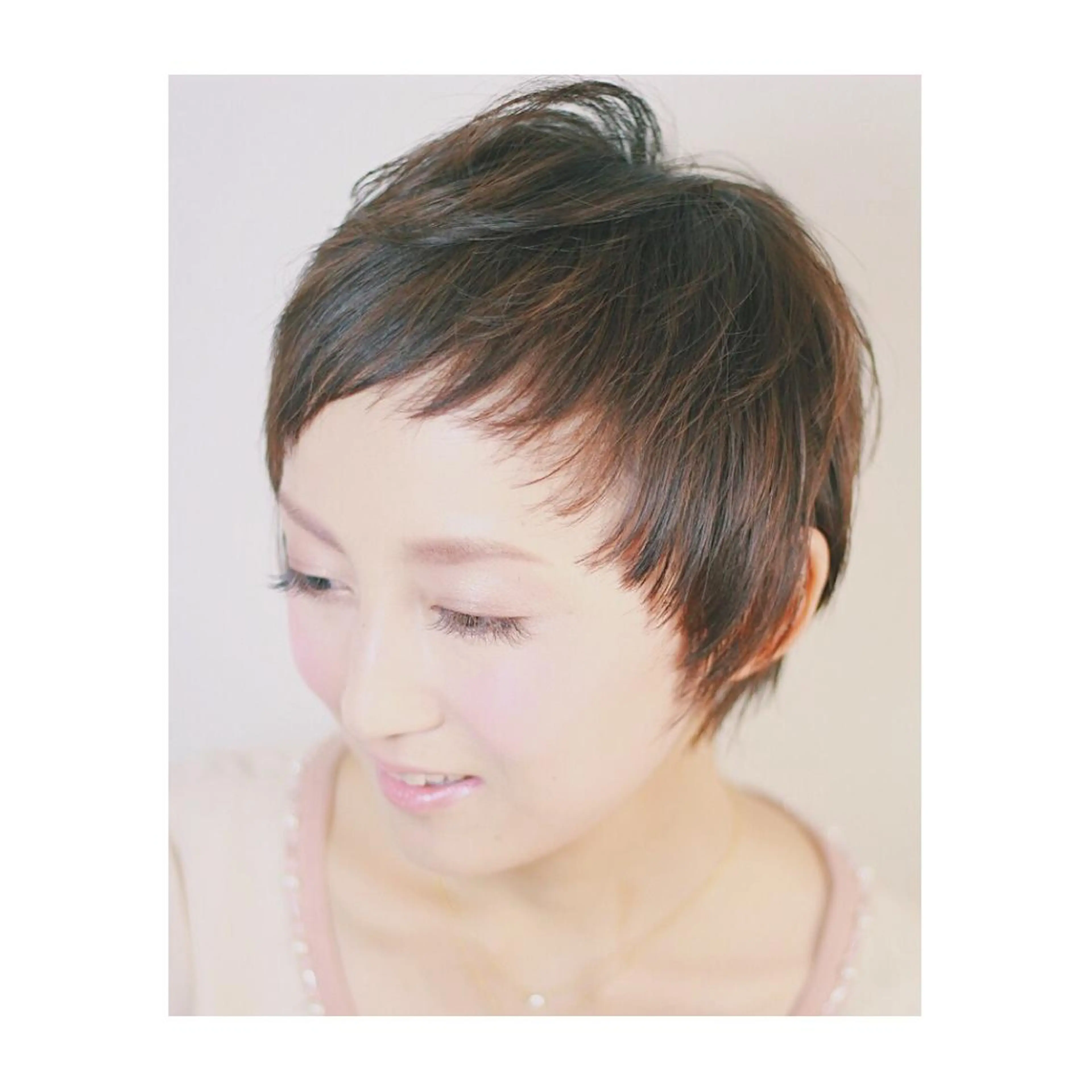 ショート カラー ショートヘア キヨカワ タイトのヘアスタイル