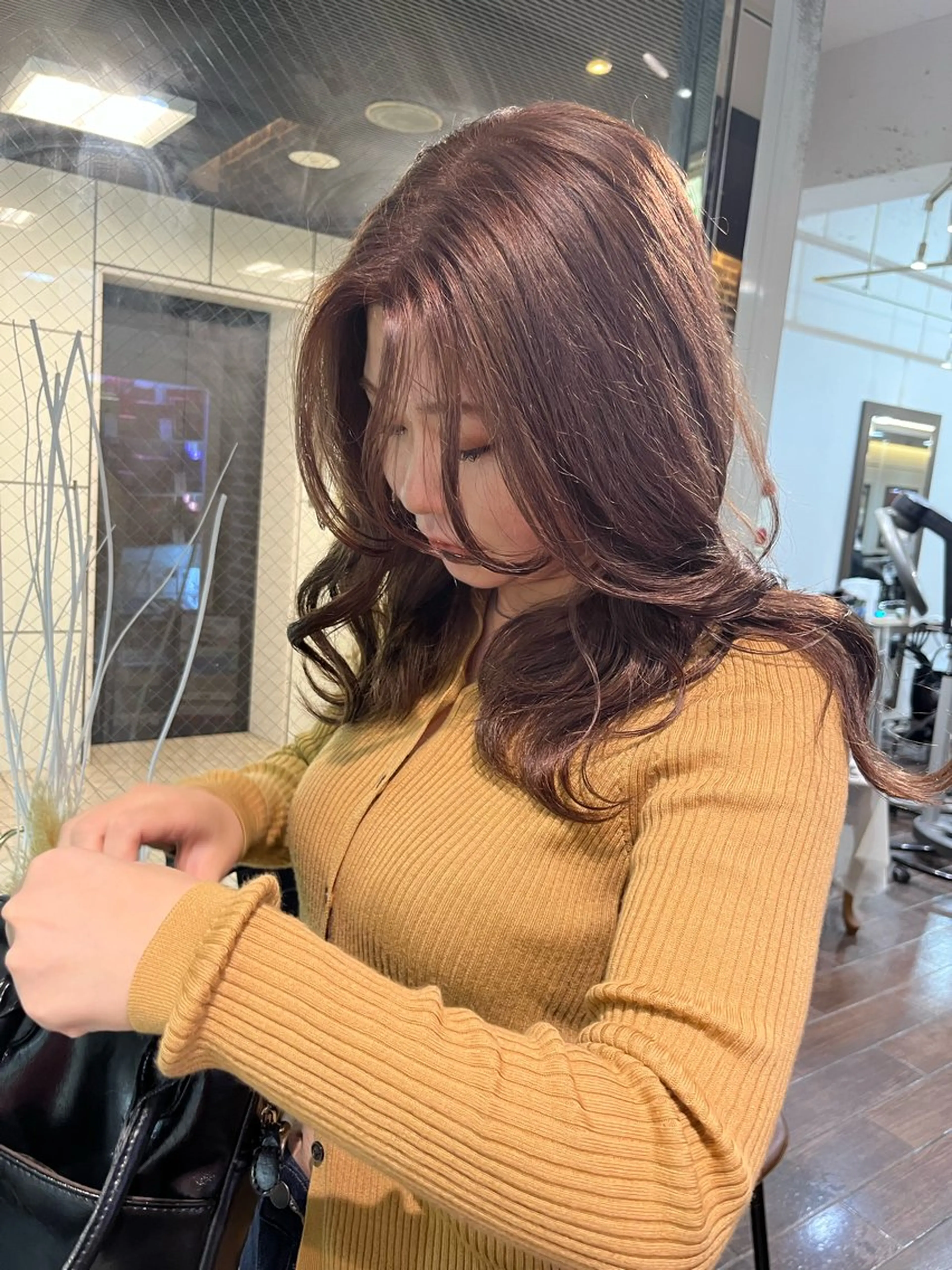 セミロング 韓国風カラー 学生 髪質改善 韓国風ヘア トリートメント メンズスタイル Hitomi🐶のヘアスタイル