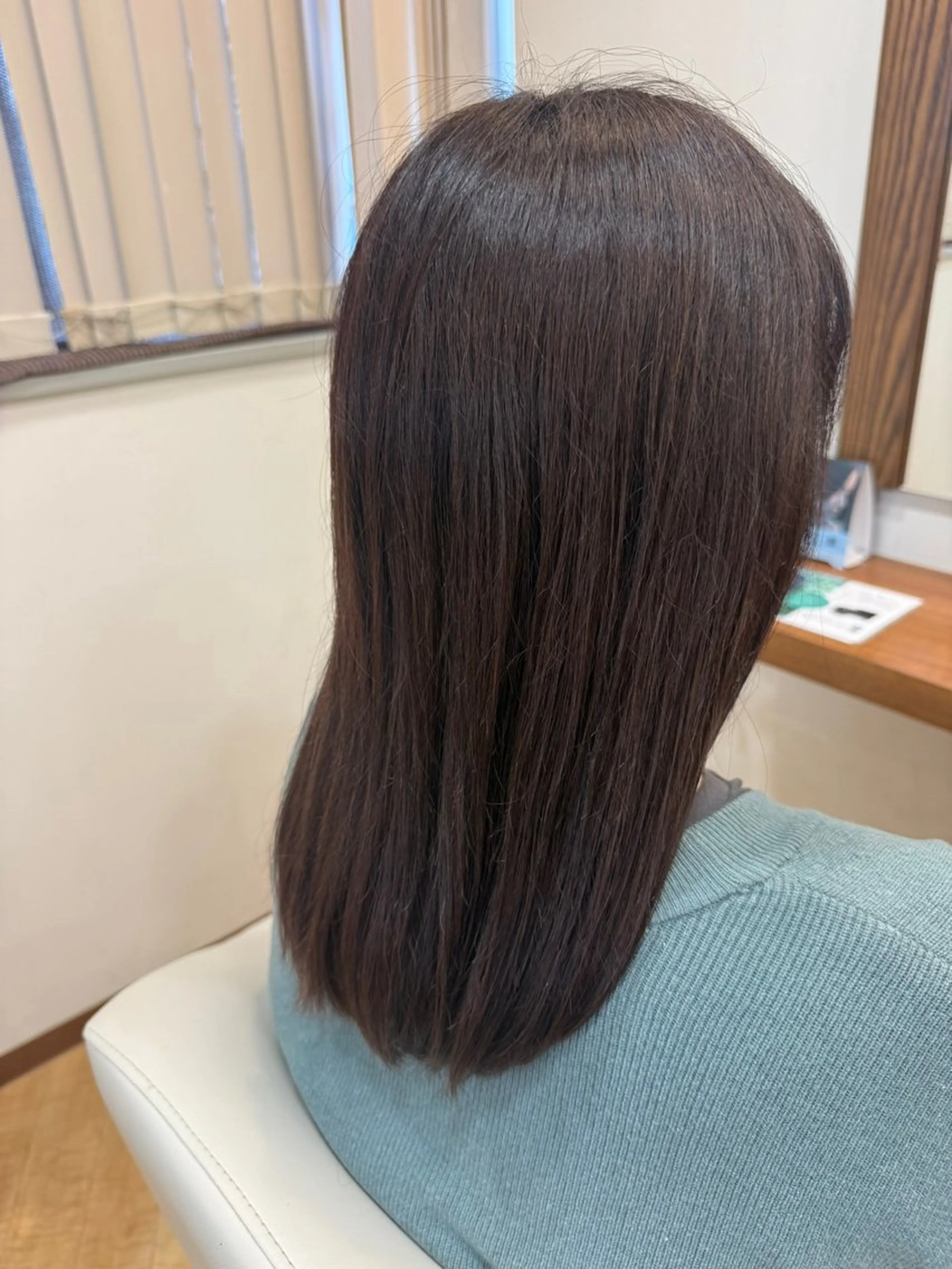 ミディアム 縮毛矯正 TELAHAIR 篠原翔哉のヘアスタイル