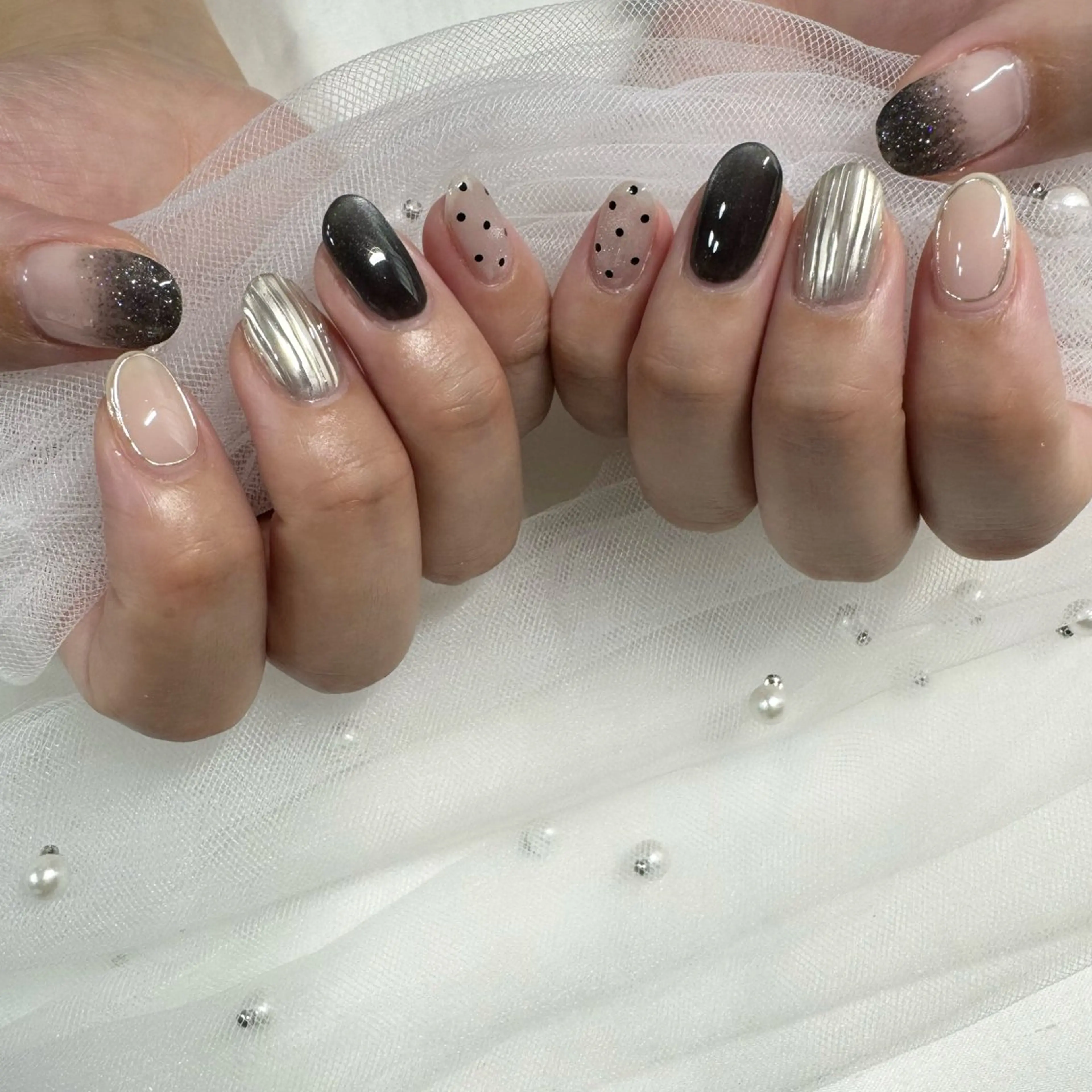 ネイル ジェルネイル 東 千夏のネイルデザイン