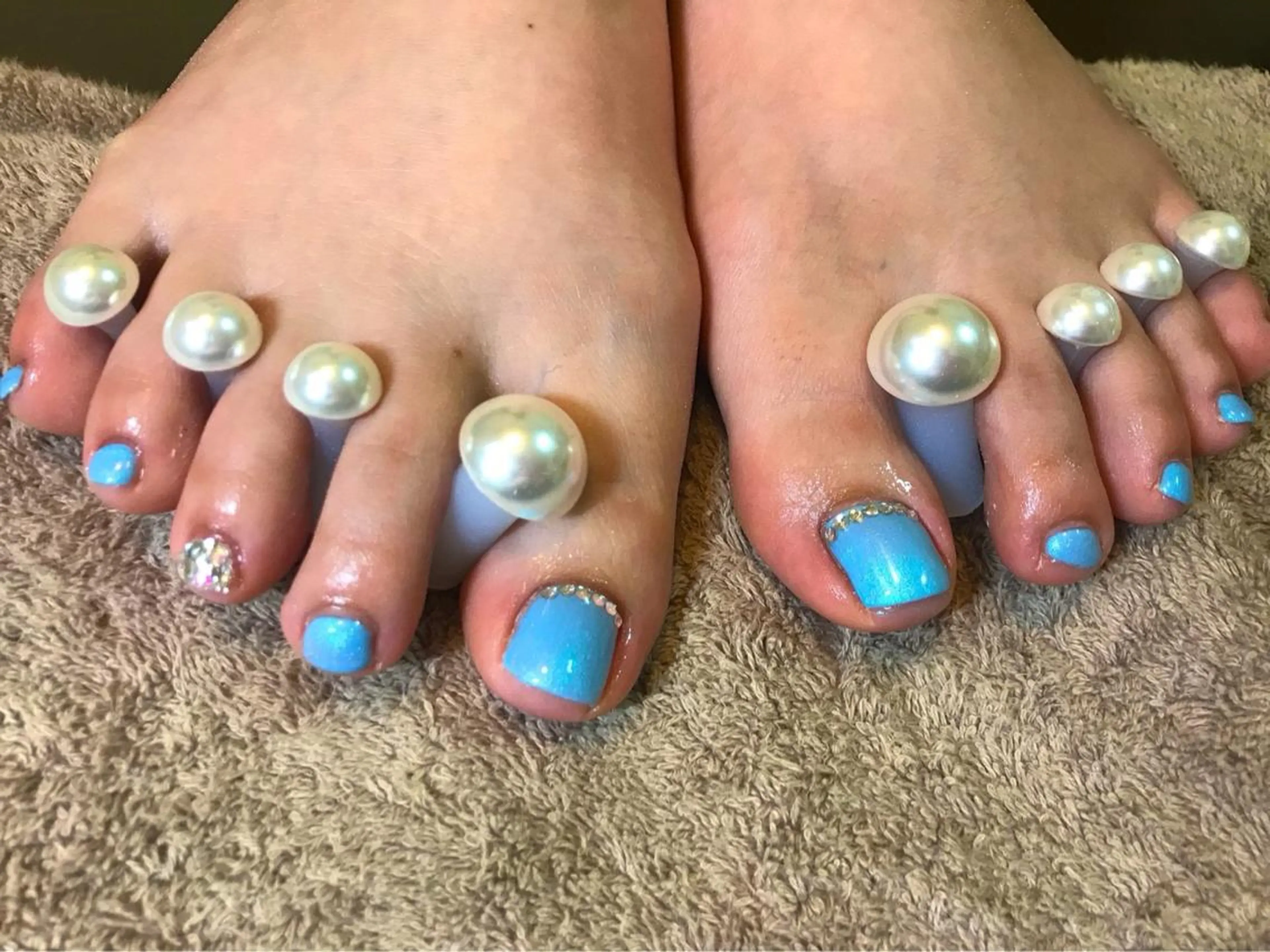 ネイル オーロラネイル ハンドネイル GéRanium Harukaのネイルデザイン