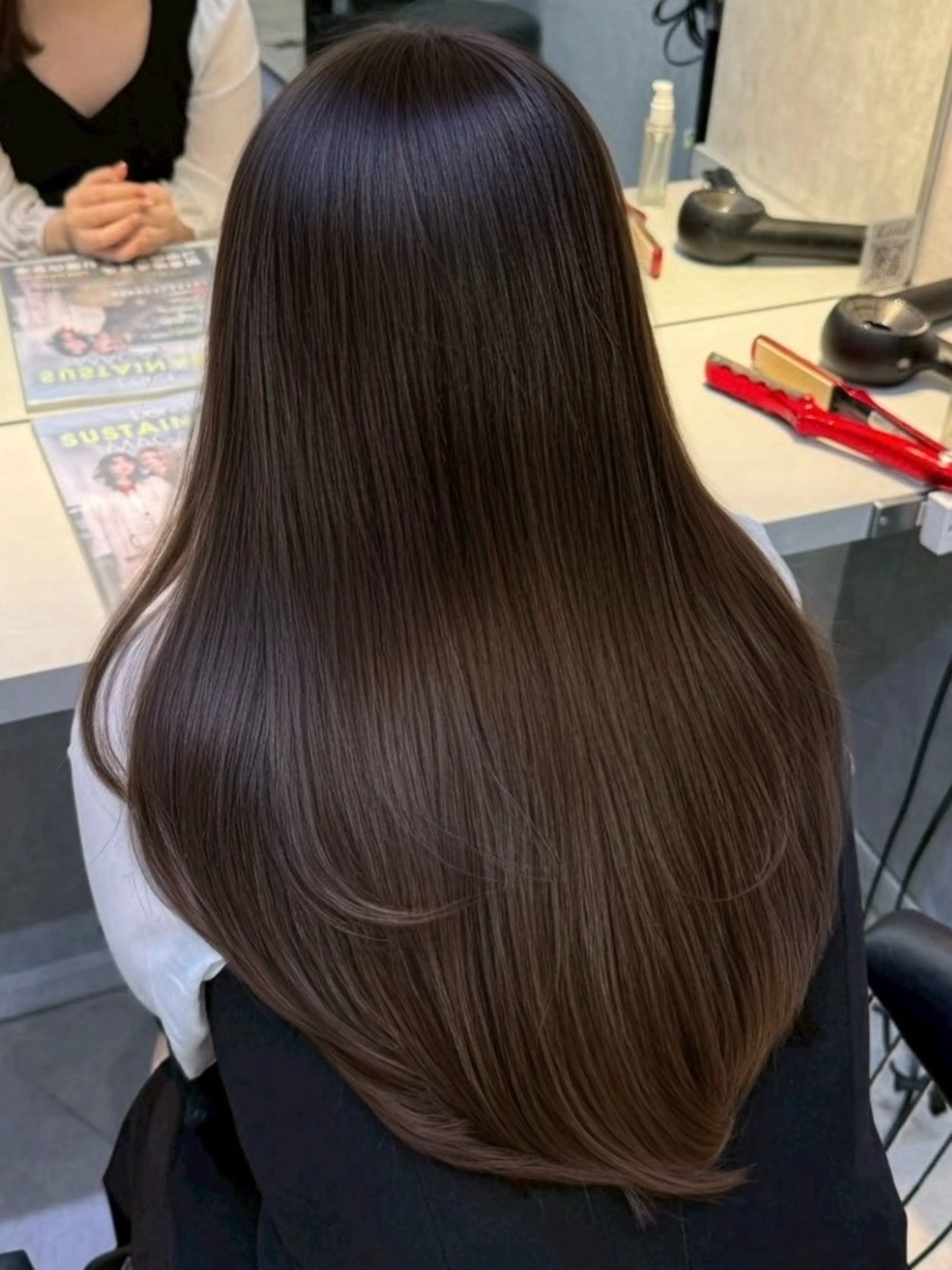 ロング カラー カット ヘアカラー トリートメント 韓国レイヤー× 艶髪 池袋/ハナ🌷のヘアスタイル