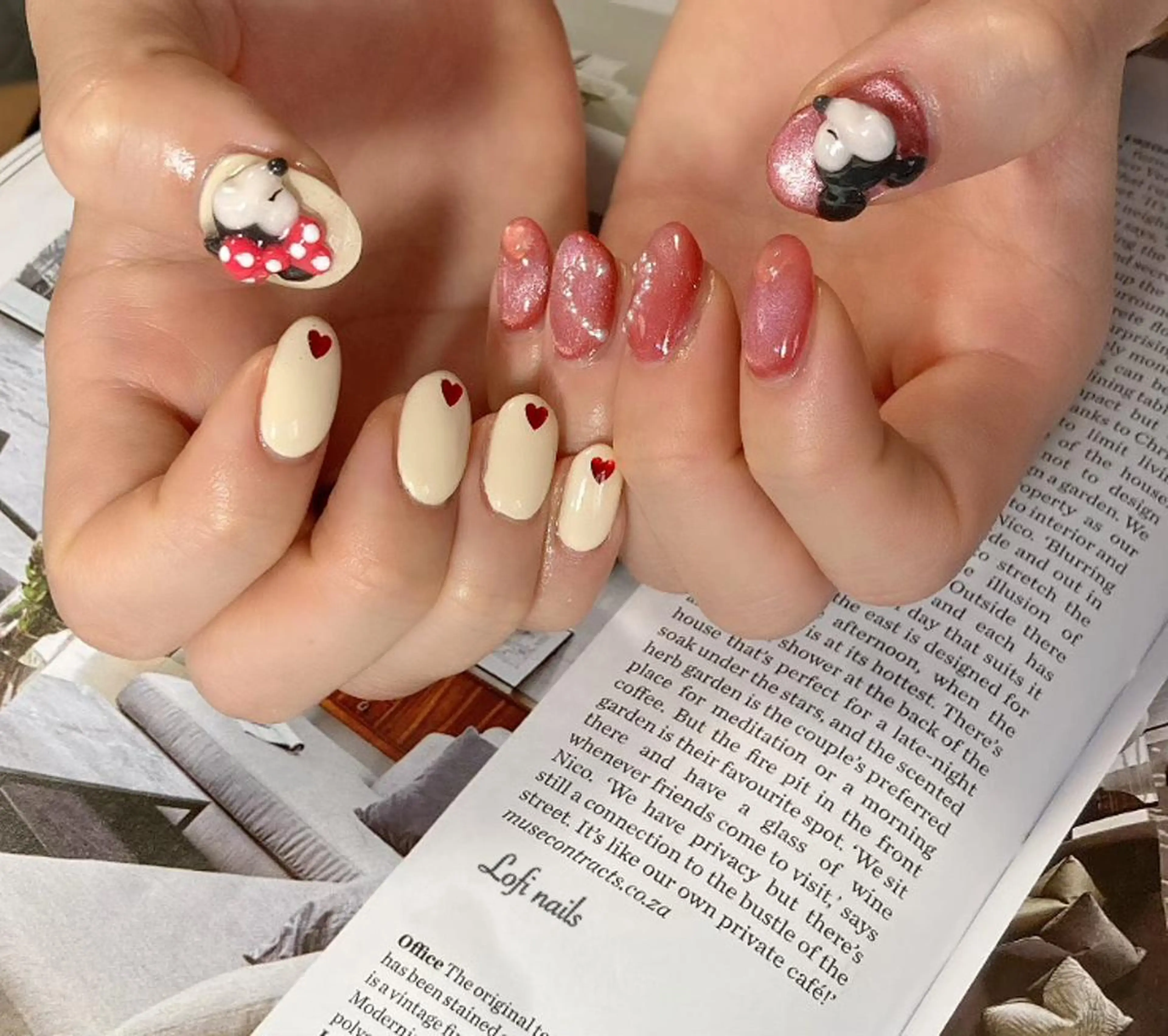 ミディアム ネイル Lofi nails ゆきこのネイルデザイン