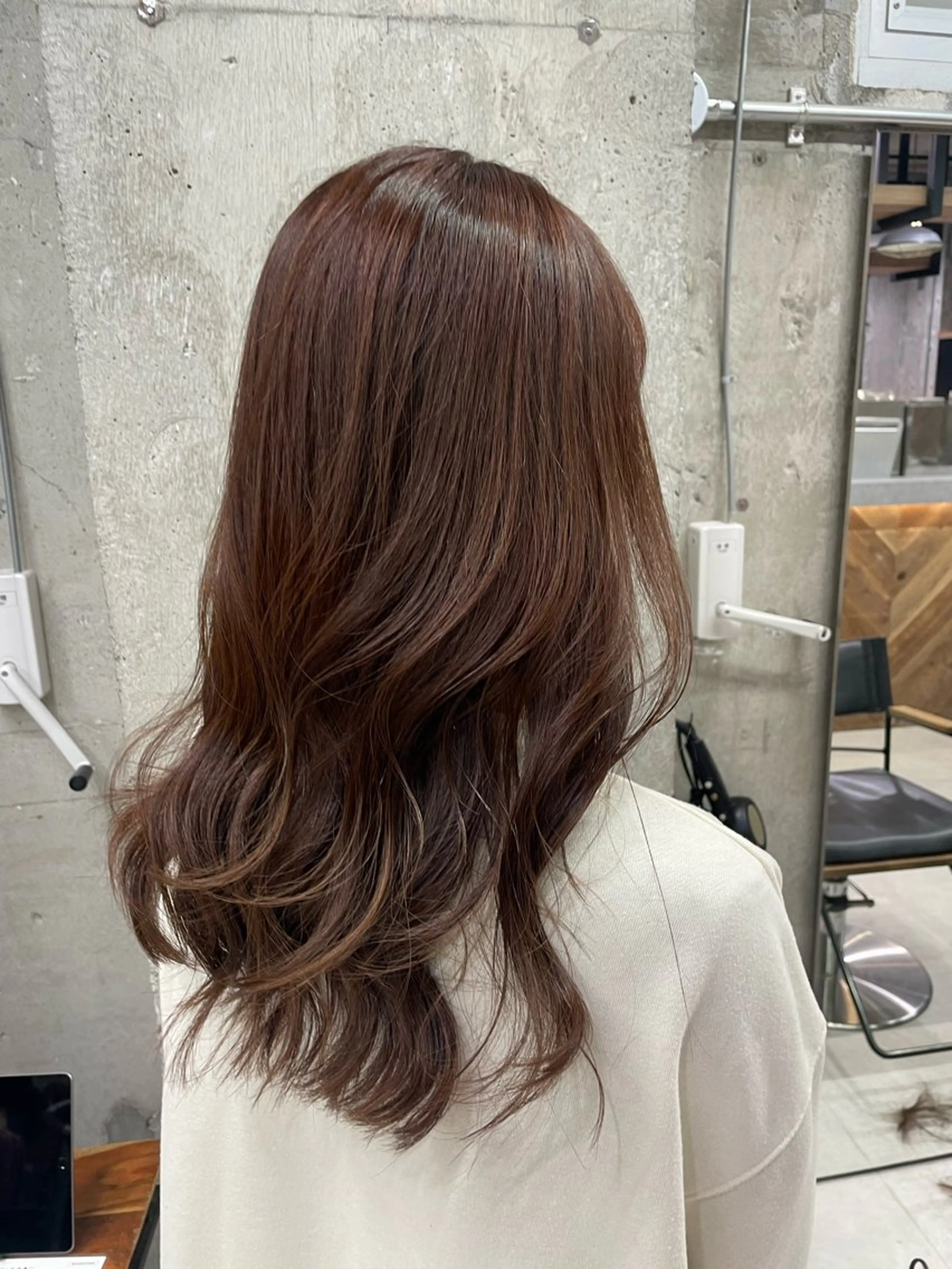 ロング カラー ブラウンカラー ヘアカラー トリートメント ♡ハイライトカラー shinri♡のヘアスタイル