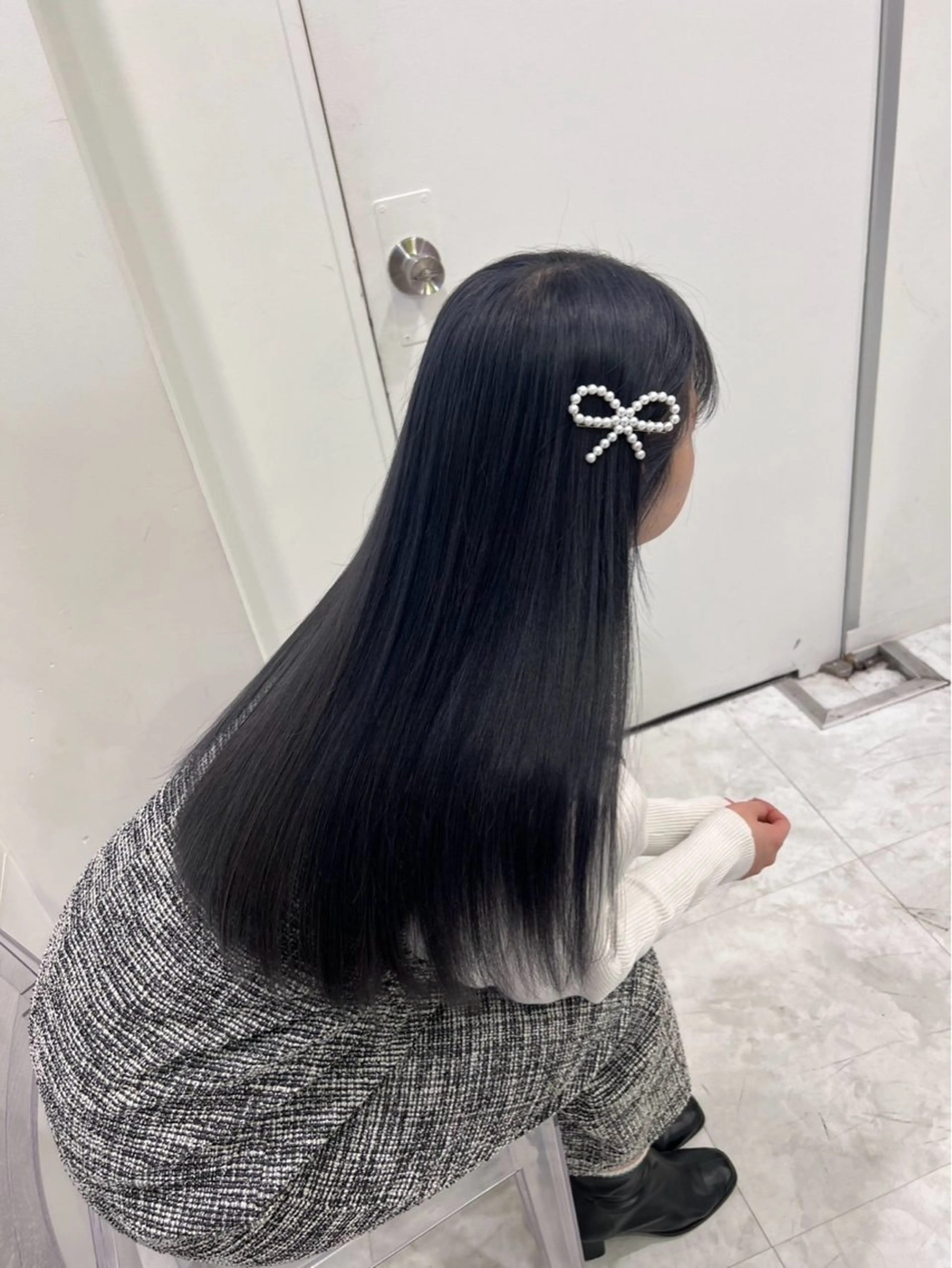 ロング カラー 韓国風暗髪🐈‍⬛ KOUMI🪽のヘアスタイル